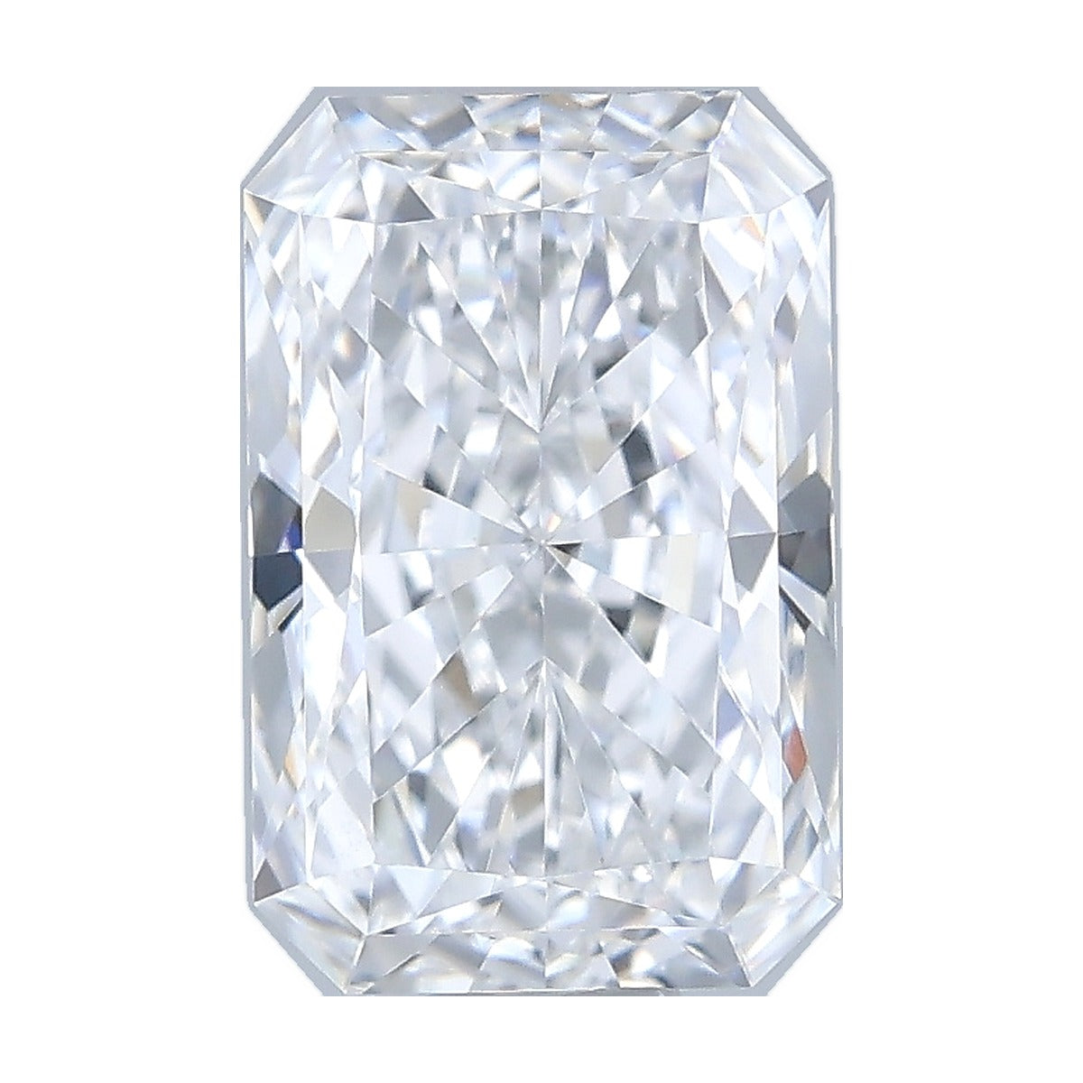 0.90 ct radiant lab-grown diamond, D color, VVS2 clarity, IGI certified, still from its 360° video