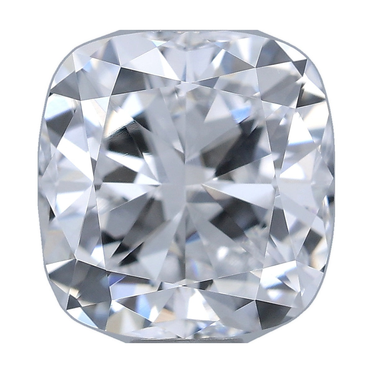 0.91 ct cushion lab-grown diamond, D color, VVS2 clarity, IGI certified, still from its 360° video