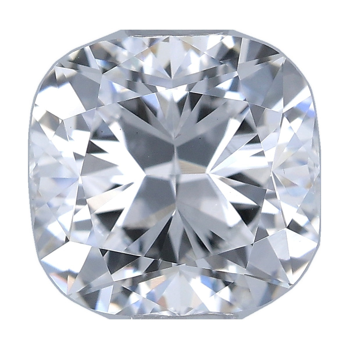 0.96 ct cushion lab-grown diamond, D color, VVS2 clarity, IGI certified, still from its 360° video