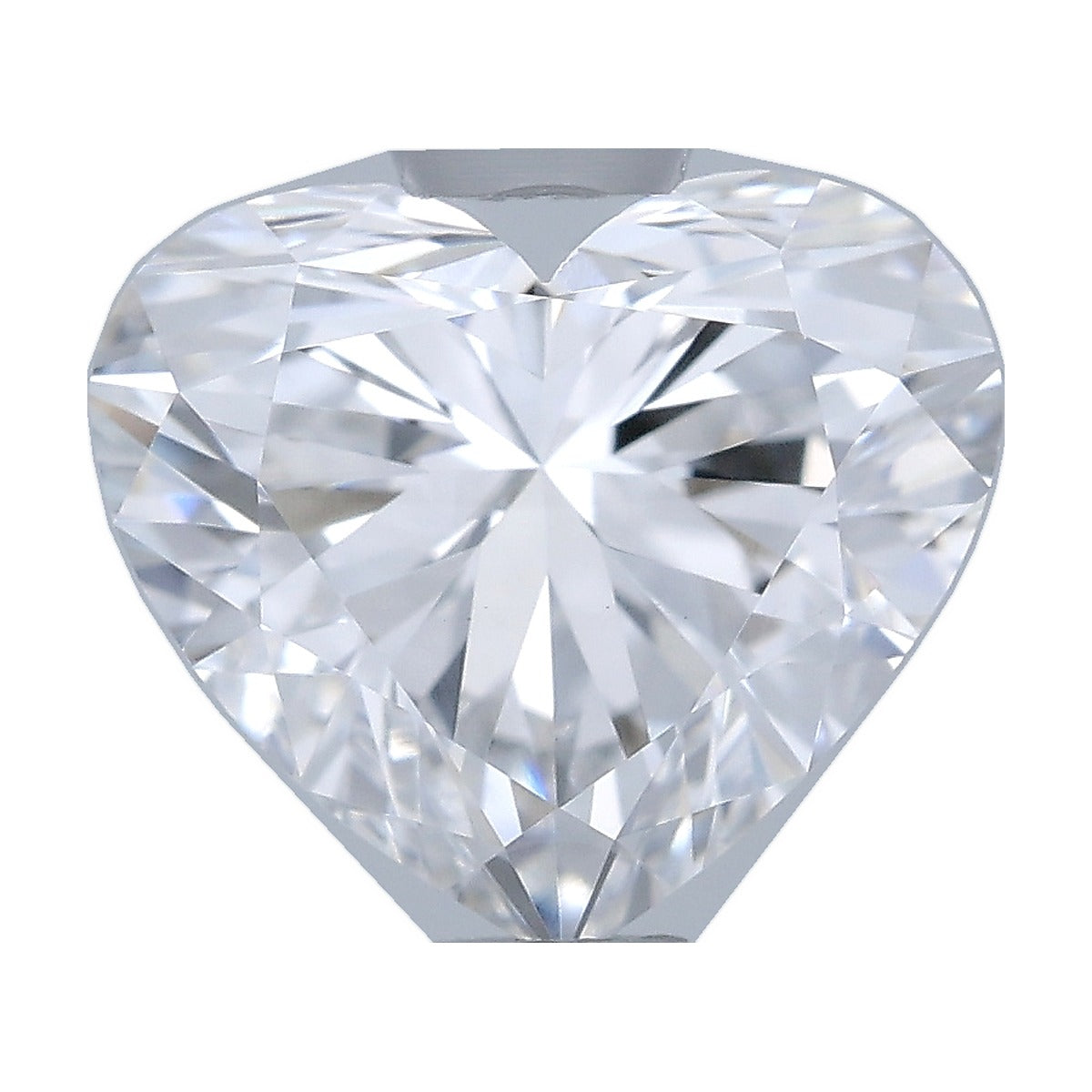 1.00 ct heart lab-grown diamond, D color, VS1 clarity, IGI certified, still from its 360° video