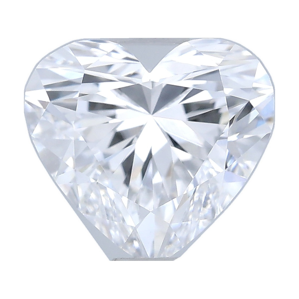 1.00 ct heart lab-grown diamond, D color, VVS2 clarity, IGI certified, still from its 360° video