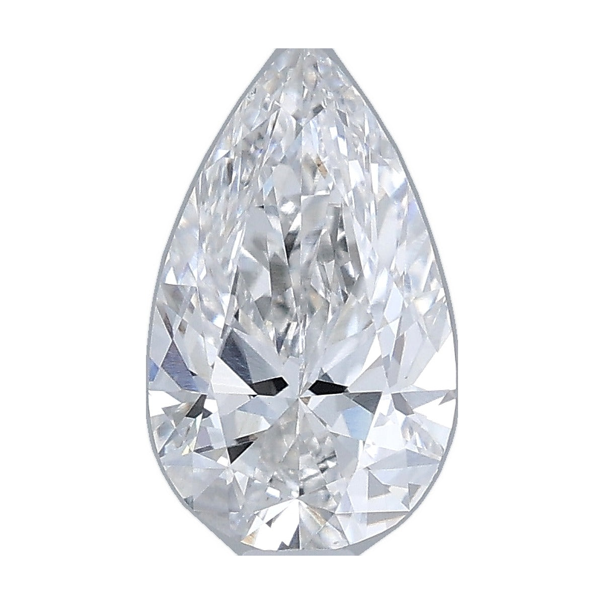 1.00 ct pear lab-grown diamond, F color, VS1 clarity, IGI certified, still from its 360° video