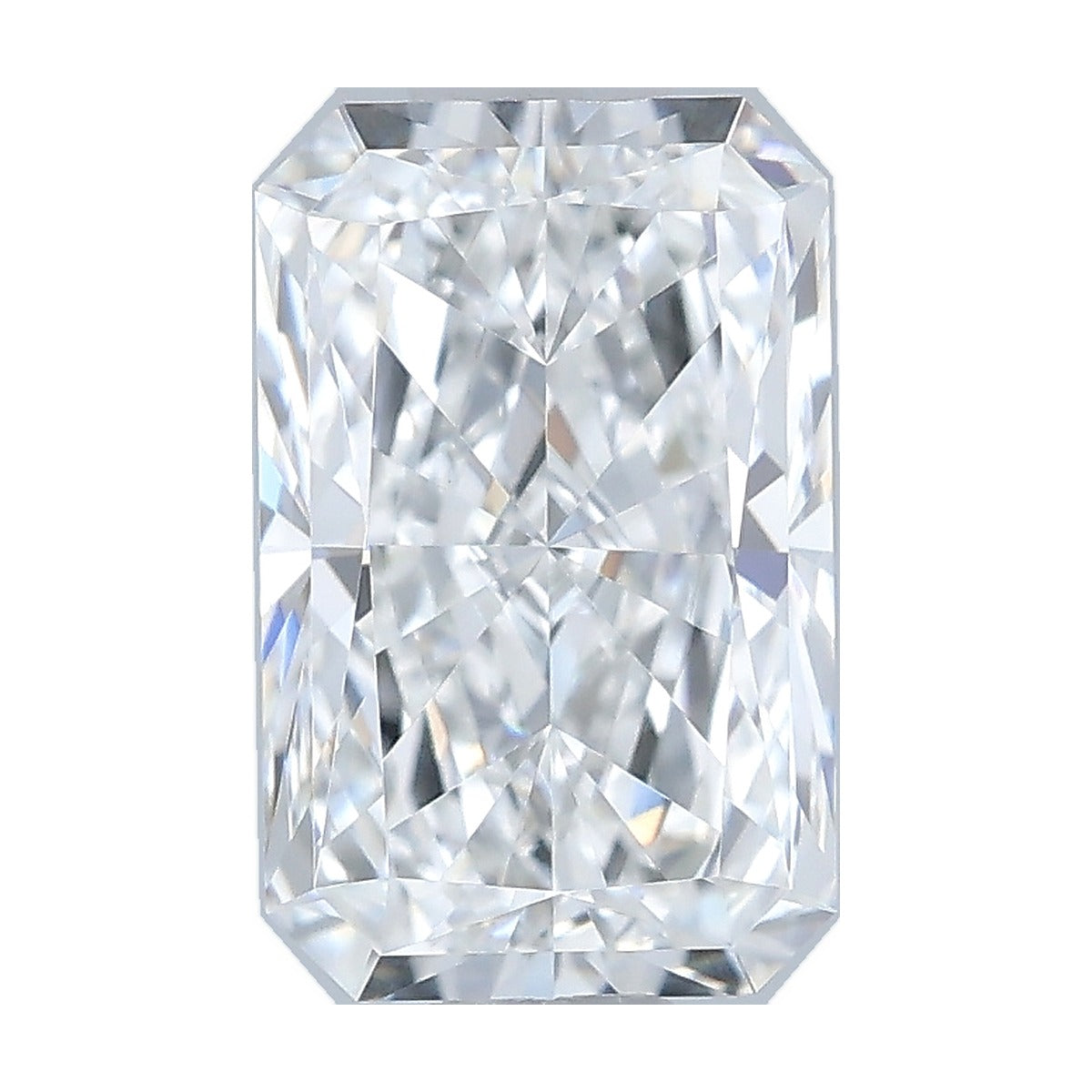 1.00 ct radiant lab-grown diamond, E color, VVS2 clarity, IGI certified, still from its 360° video