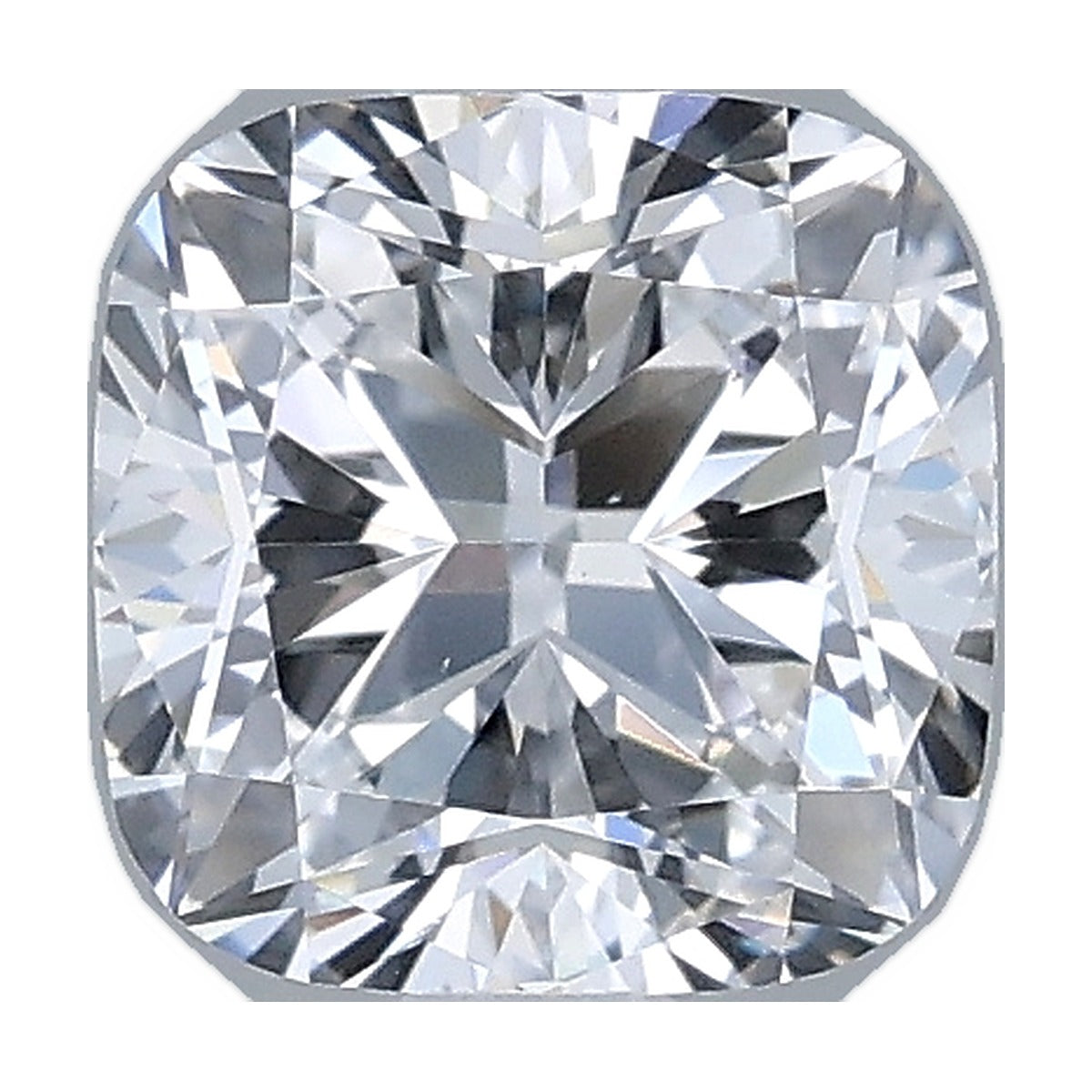 1.01 ct cushion lab-grown diamond, D color, VS1 clarity, IGI certified, still from its 360° video
