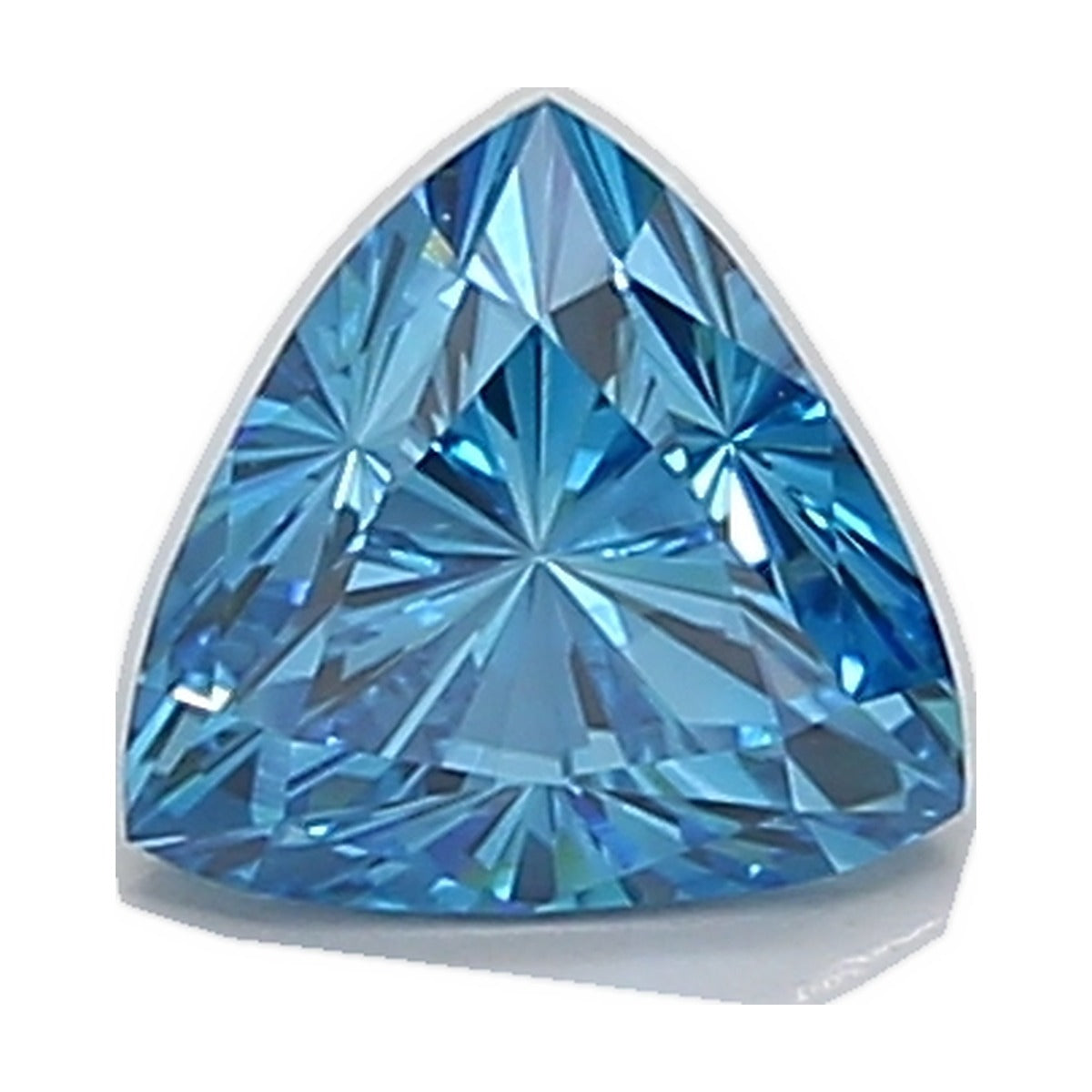 1.01 ct trillion lab-grown diamond, fancy vivid blue, VS1 clarity, IGI certified, still from its 360° video