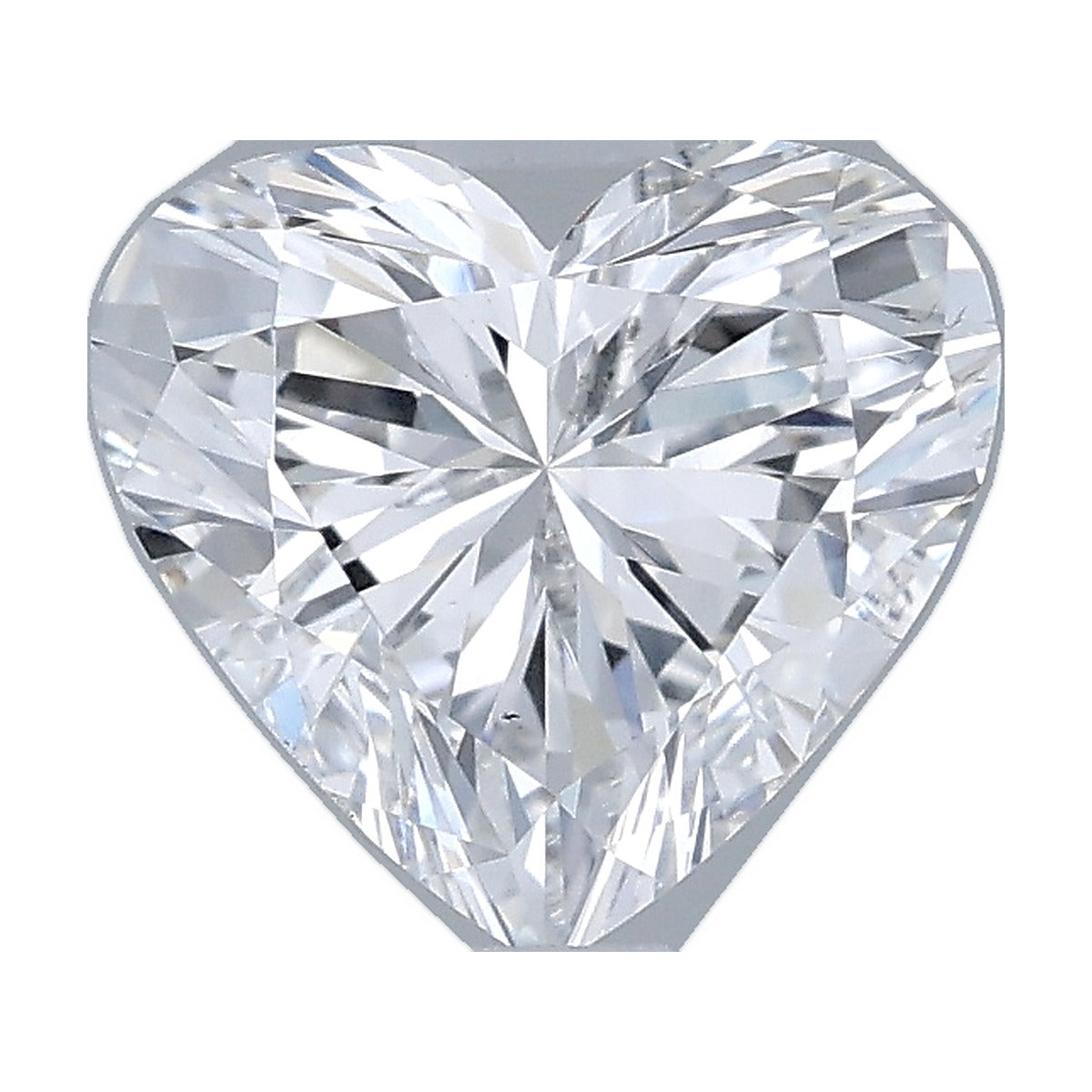 1.01 ct heart lab-grown diamond, D color, VS1 clarity, IGI certified, still from its 360° video