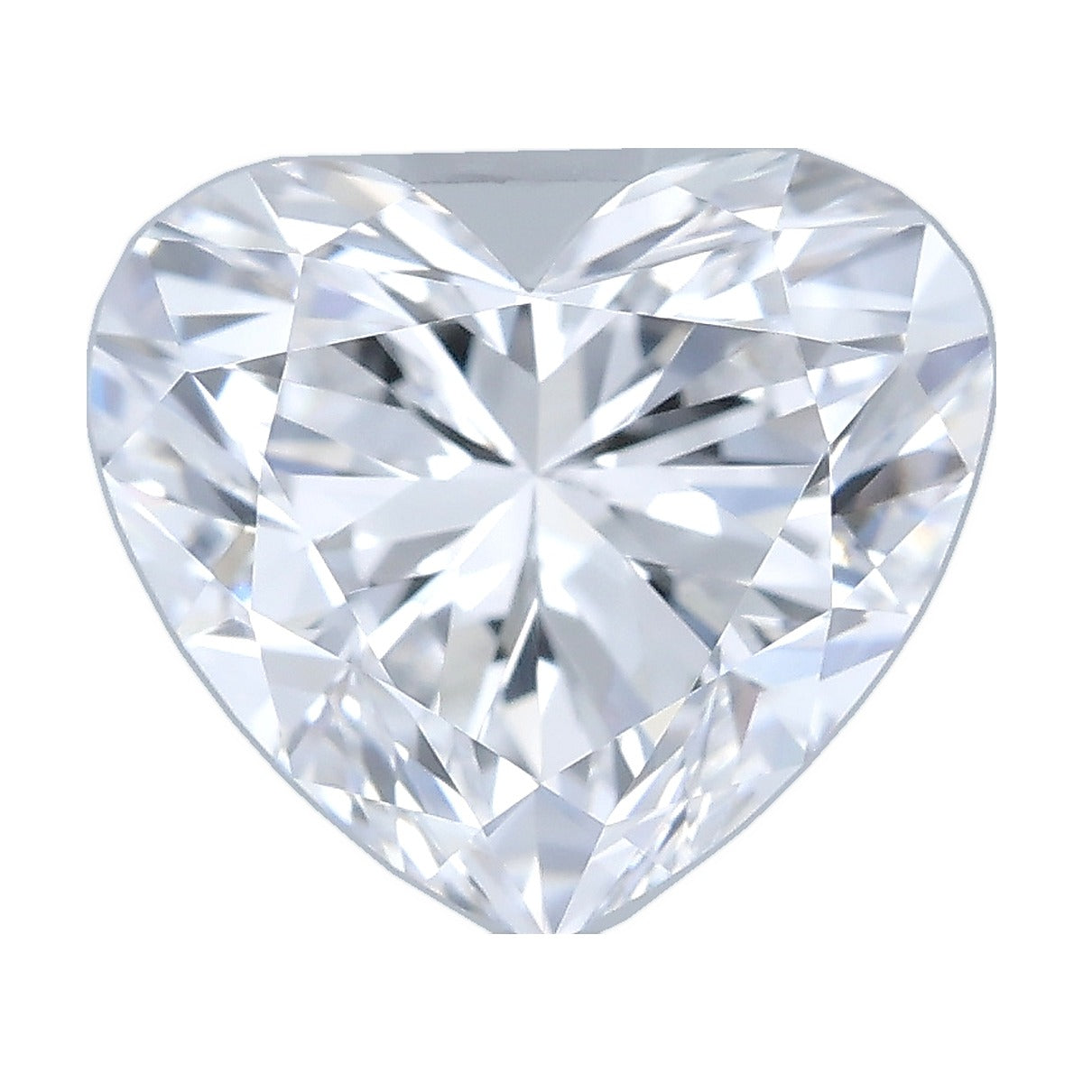 1.01 ct heart lab-grown diamond, D color, VVS2 clarity, IGI certified, still from its 360° video
