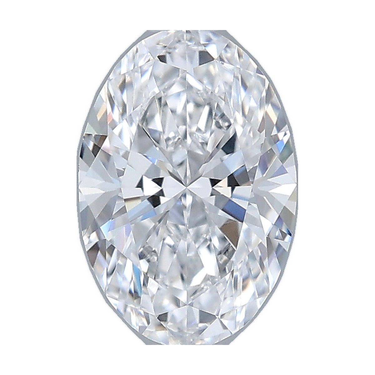 1.01 ct oval lab-grown diamond, D color, VVS1 clarity, IGI certified, still from its 360° video