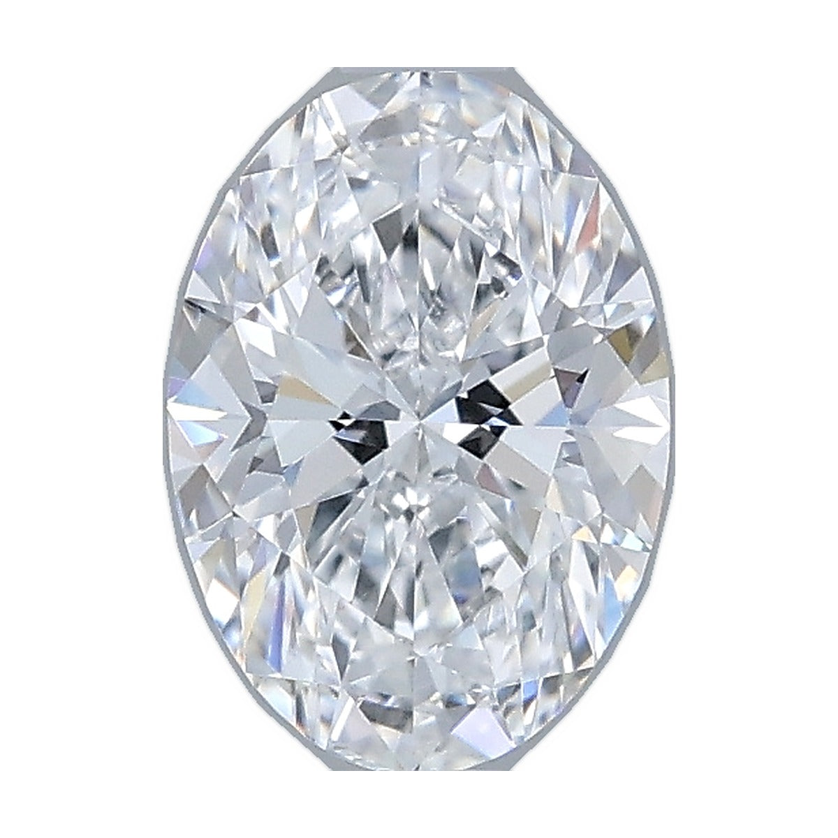 1.01 ct oval lab-grown diamond, D color, VVS1 clarity, IGI certified, still from its 360° video