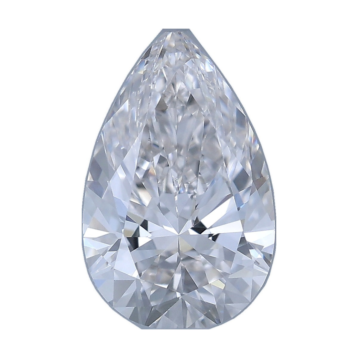 1.01 ct pear lab-grown diamond, F color, VVS2 clarity, IGI certified, still from its 360° video