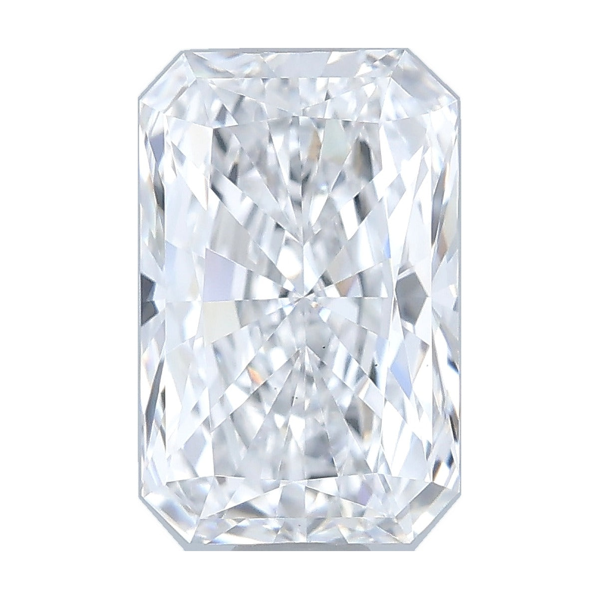 1.01 ct radiant lab-grown diamond, D color, VS2 clarity, IGI certified, still from its 360° video