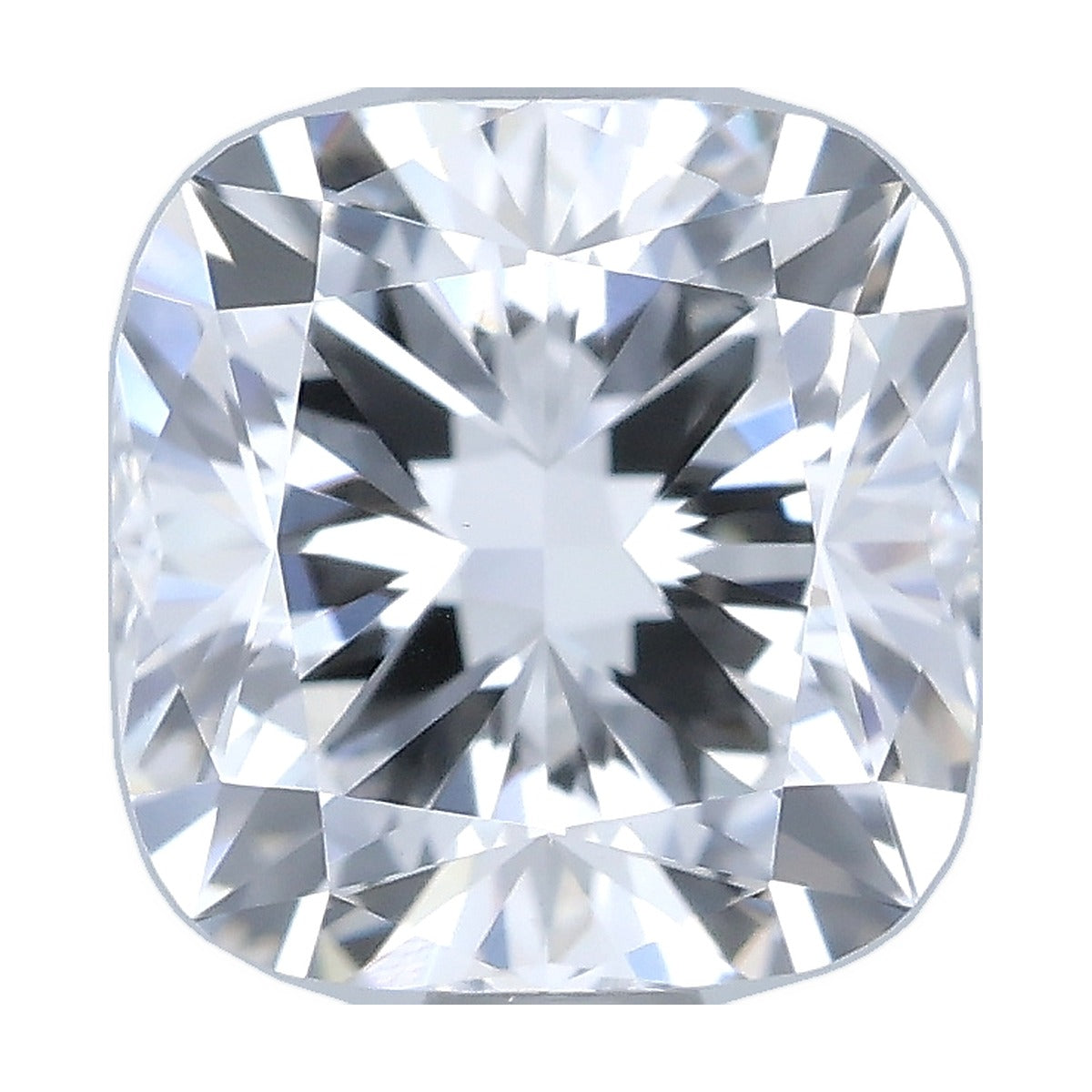 1.02 ct cushion lab-grown diamond, D color, VS1 clarity, IGI certified, still from its 360° video