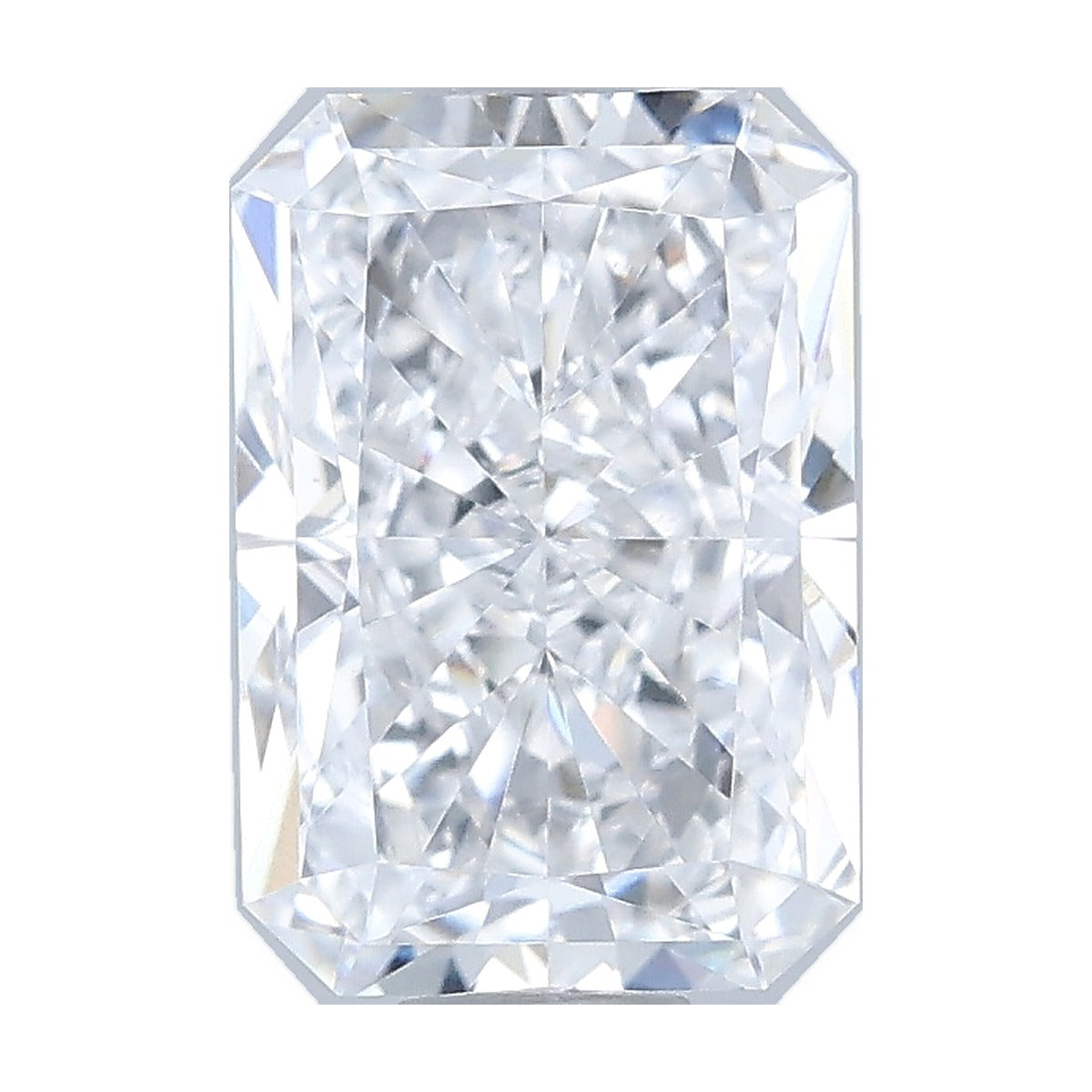 1.02 ct radiant lab-grown diamond, D color, VVS2 clarity, IGI certified, still from its 360° video