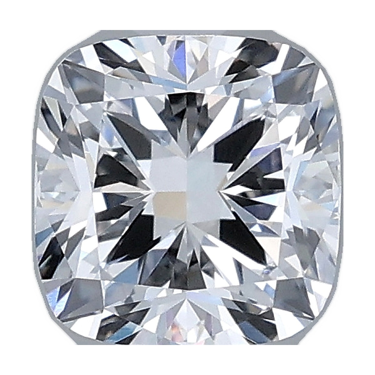 1.03 ct cushion lab-grown diamond, D color, VS1 clarity, IGI certified, still from its 360° video