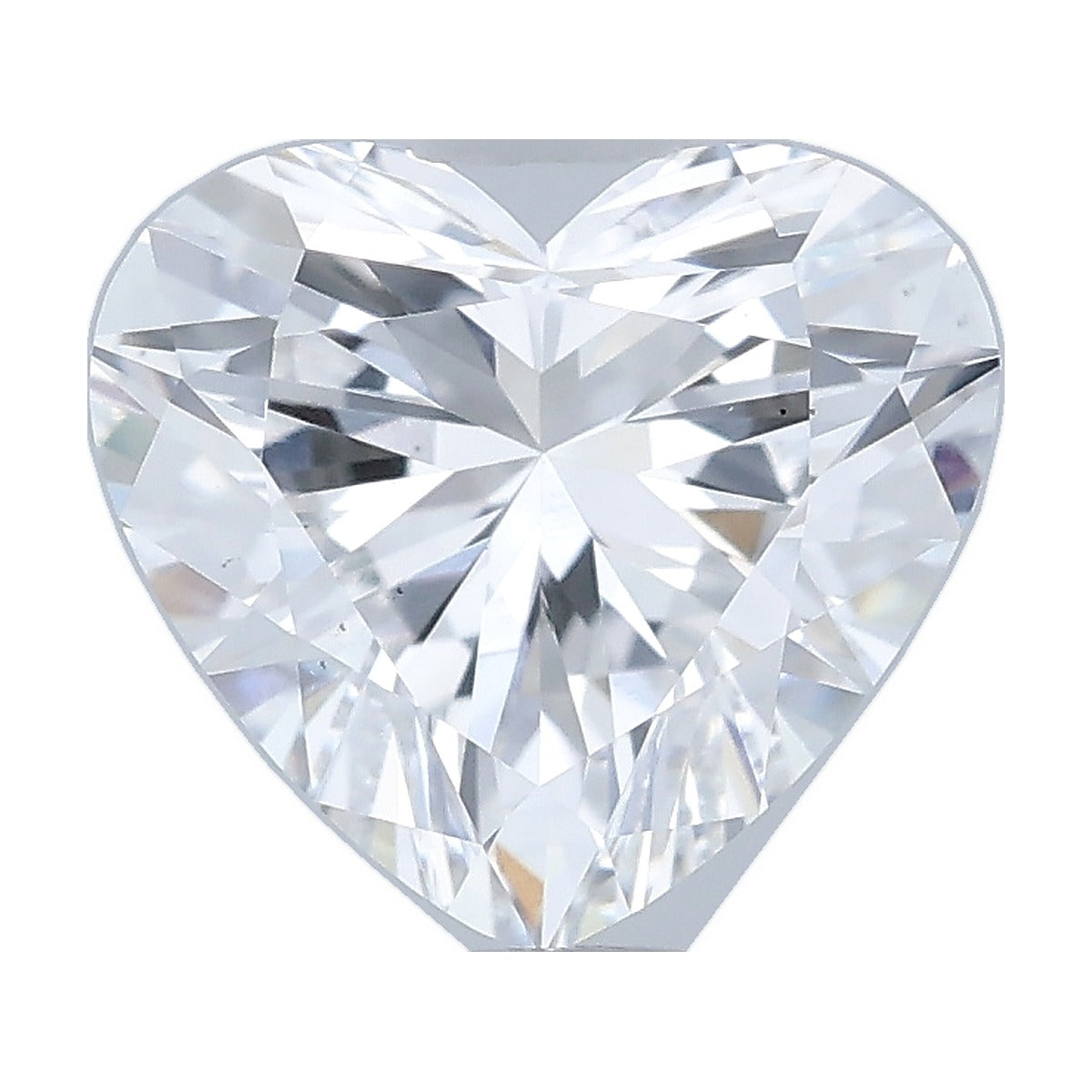 1.03 ct heart lab-grown diamond, D color, VS2 clarity, IGI certified, still from its 360° video