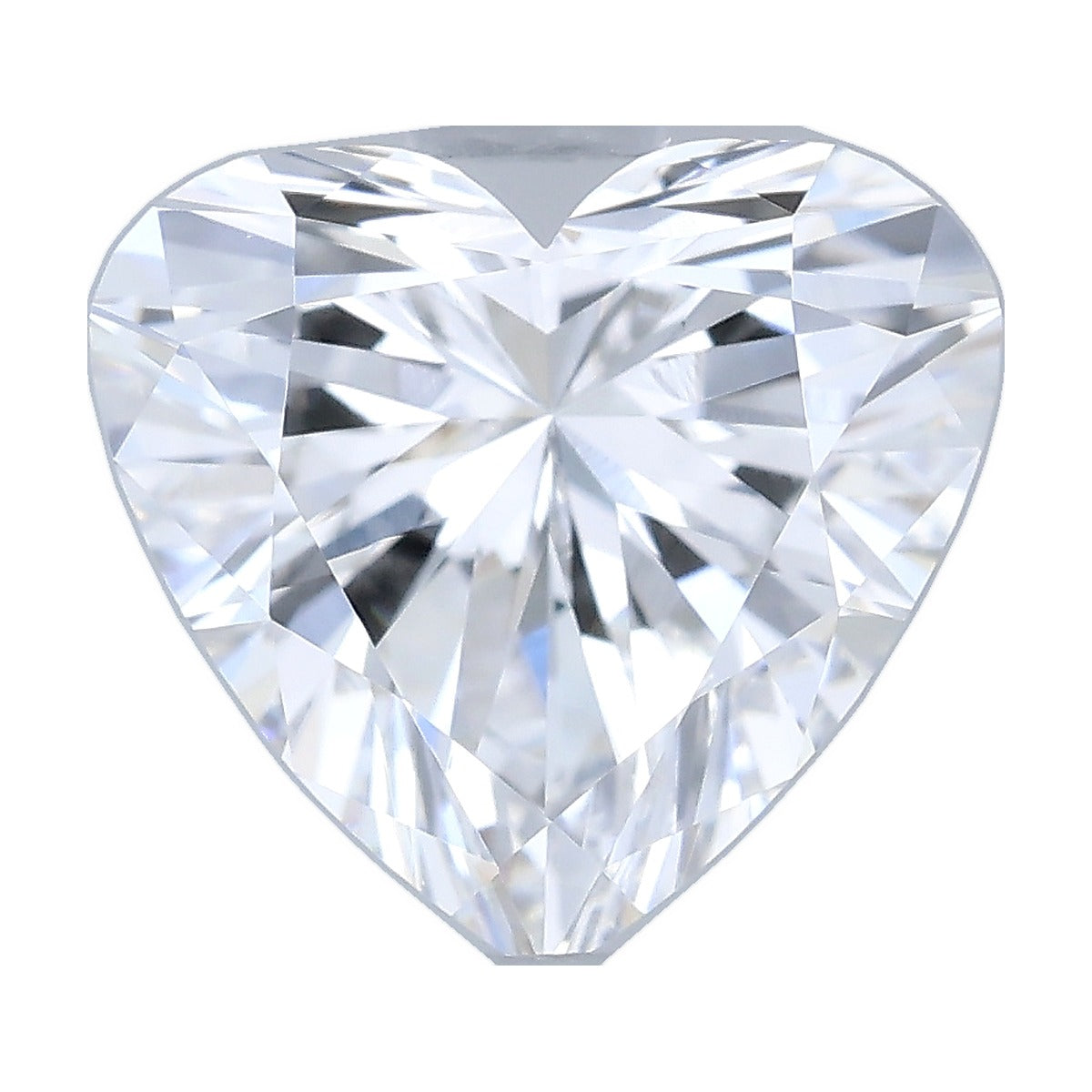 1.03 ct heart lab-grown diamond, E color, VVS2 clarity, IGI certified, still from its 360° video