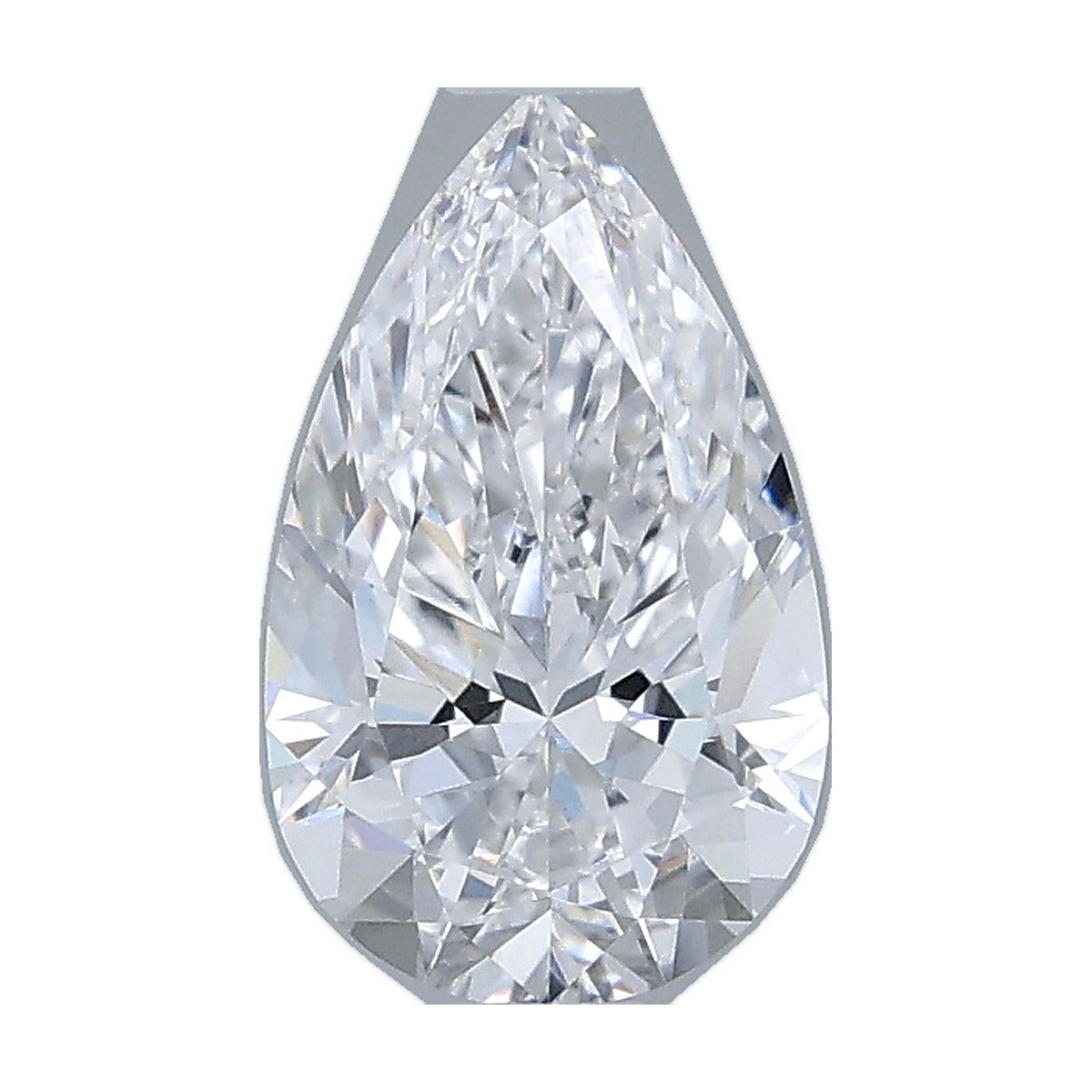 1.03 ct pear lab-grown diamond, D color, VS1 clarity, IGI certified, still from its 360° video