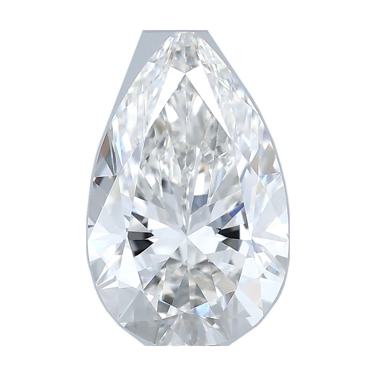 1.03 ct pear lab-grown diamond, G color, VS1 clarity, IGI certified, still from its 360° video