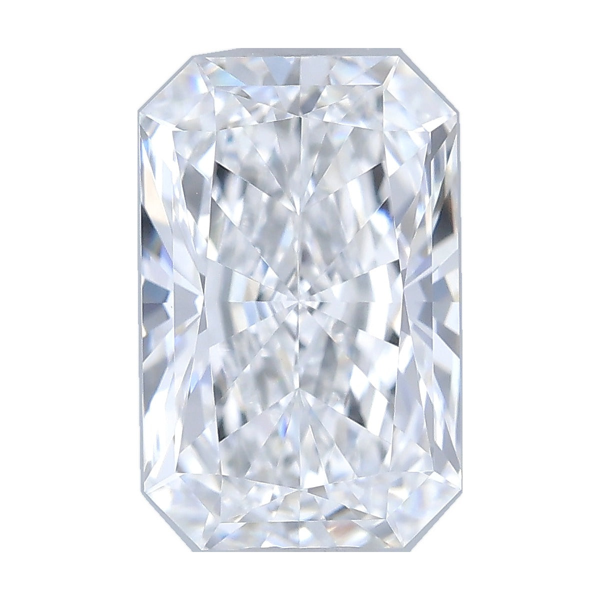 1.03 ct radiant lab-grown diamond, D color, VVS2 clarity, IGI certified, still from its 360° video