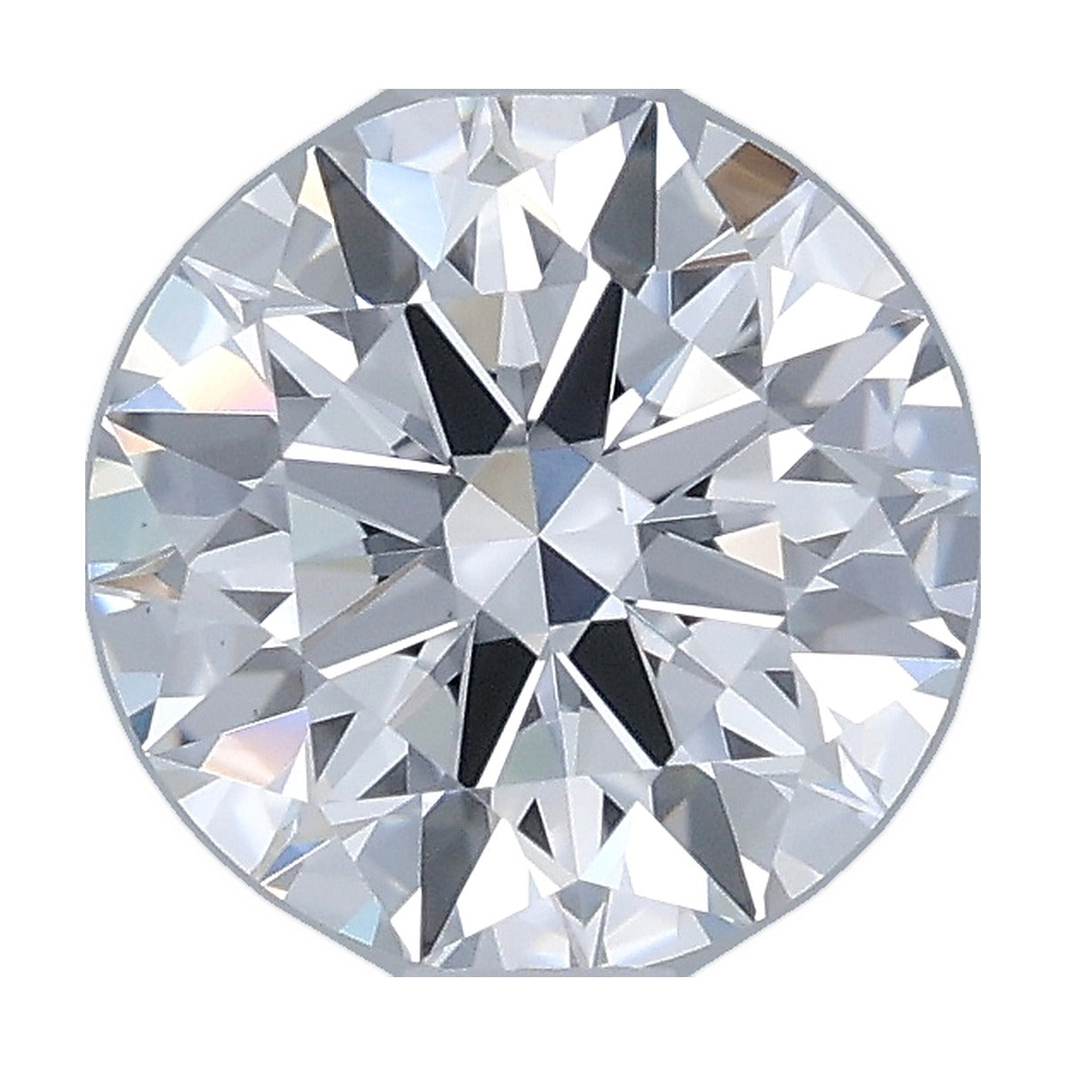 1.03 ct round lab-grown diamond, D color, VS1 clarity, IGI certified, still from its 360° video