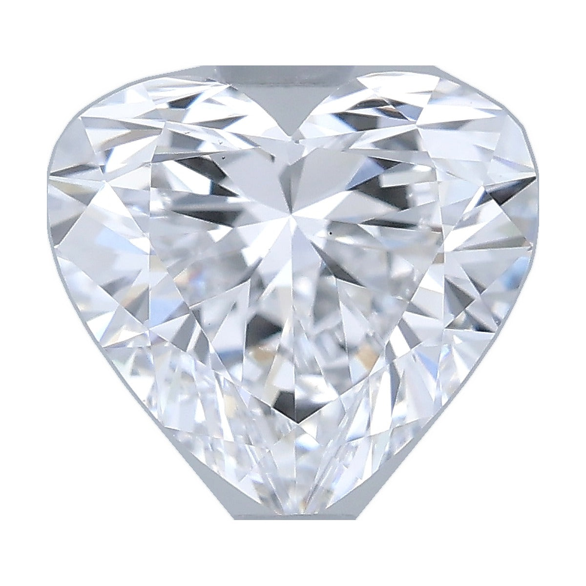 1.04 ct heart lab-grown diamond, D color, VS1 clarity, IGI certified, still from its 360° video