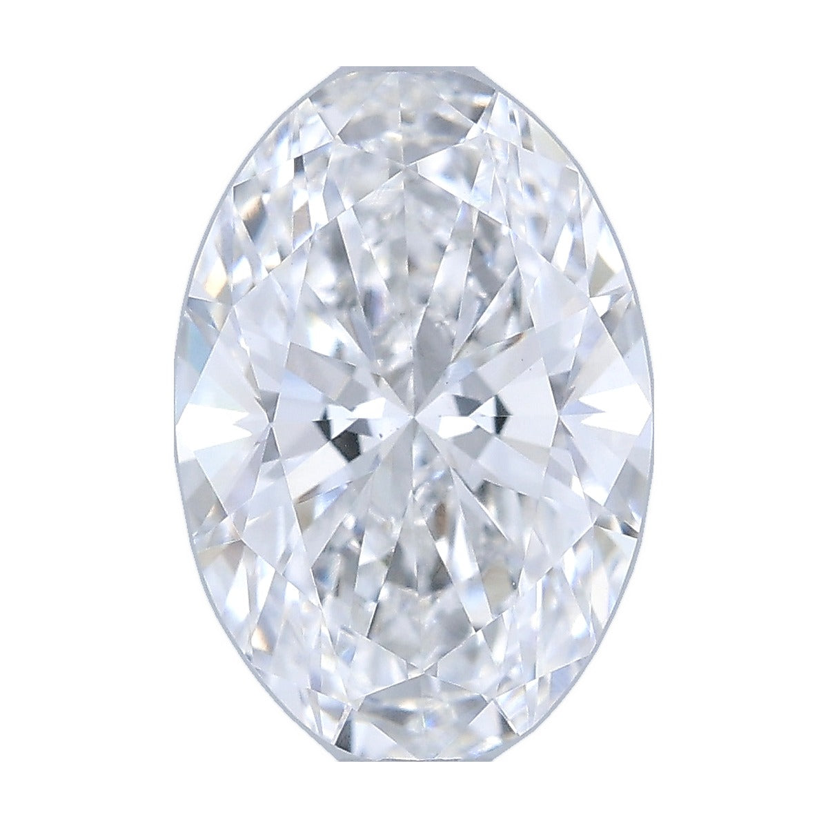 1.04 ct oval lab-grown diamond, D color, VS1 clarity, IGI certified, still from its 360° video