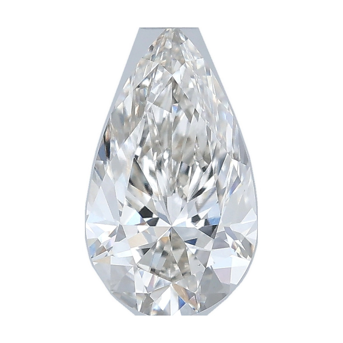 1.04 ct pear lab-grown diamond, G color, VS1 clarity, IGI certified, still from its 360° video