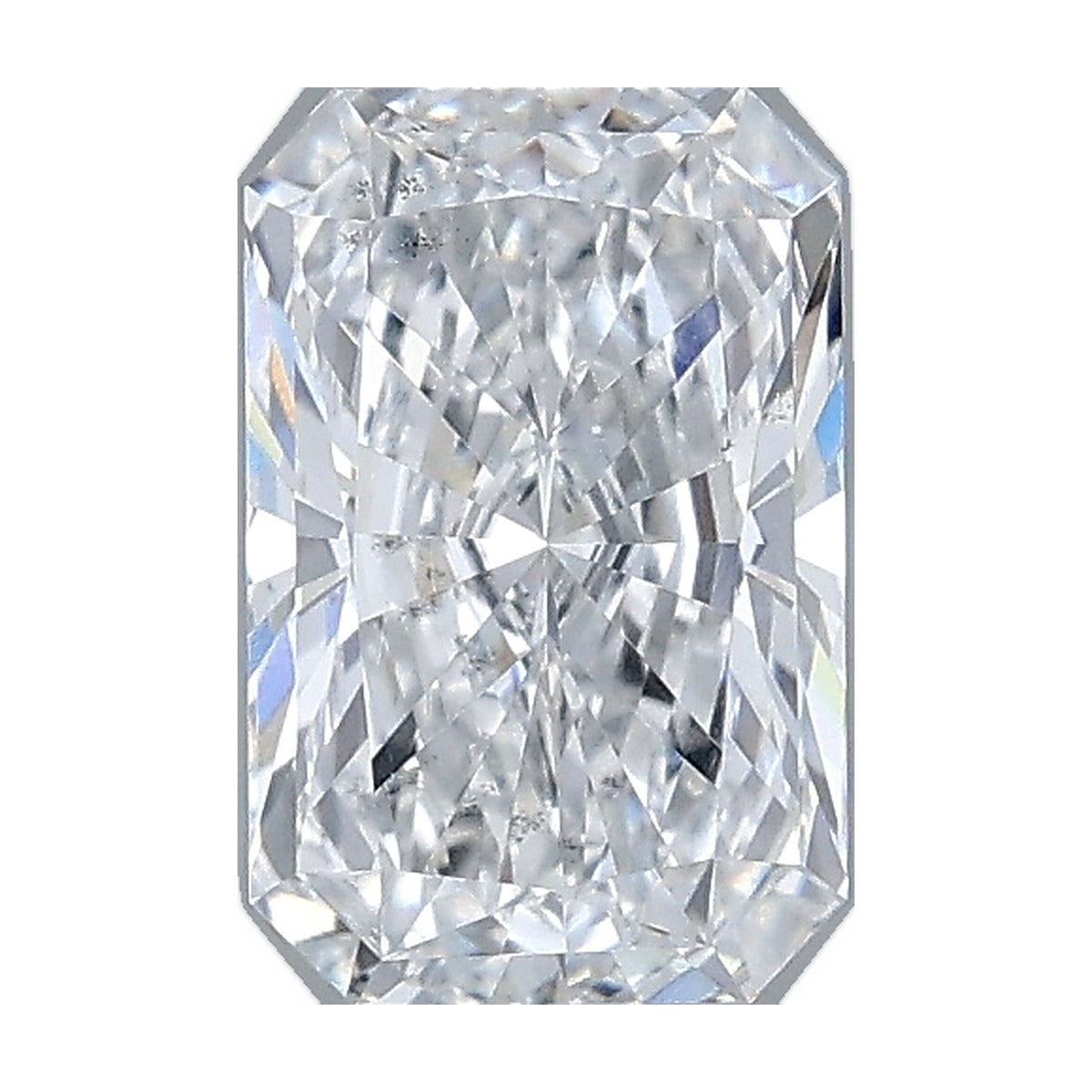 1.04 ct radiant lab-grown diamond, D color, VS2 clarity, IGI certified, still from its 360° video