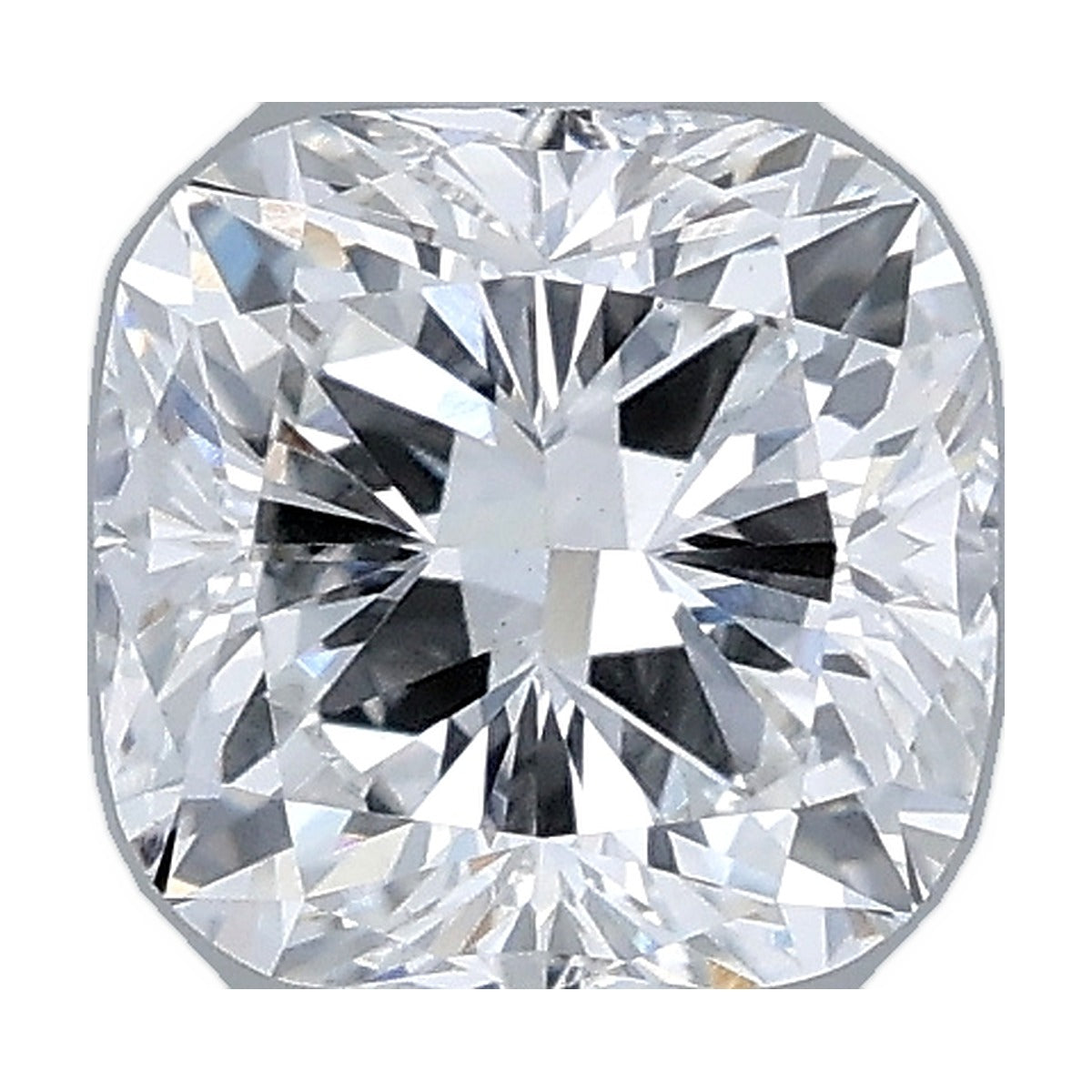 1.05 ct cushion lab-grown diamond, E color, VS1 clarity, IGI certified, still from its 360° video