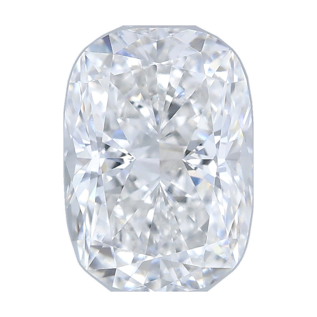 1.05 ct elongated cushion lab-grown diamond, E color, VS1 clarity, IGI certified, still from its 360° video