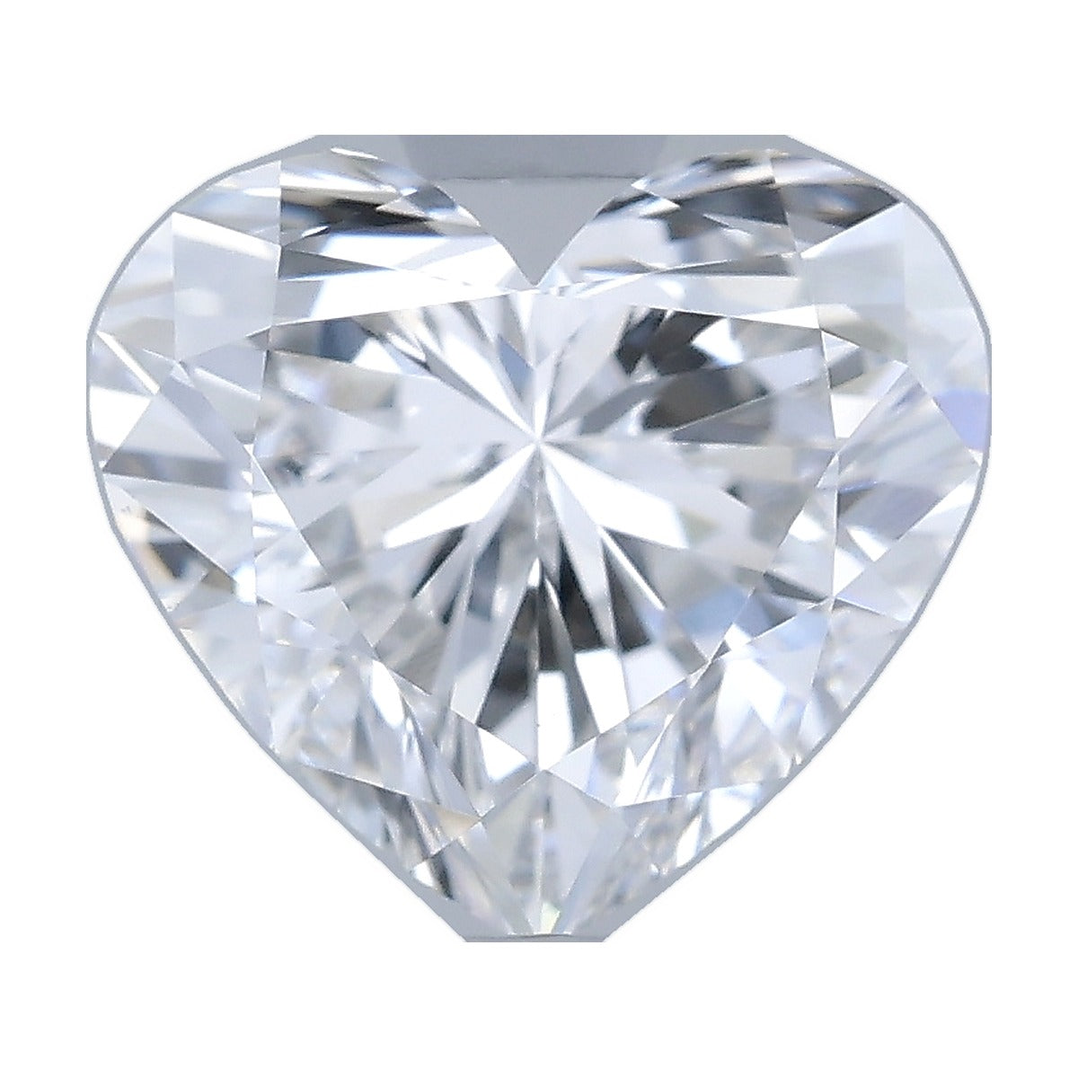 1.05 ct heart lab-grown diamond, D color, VVS2 clarity, IGI certified, still from its 360° video