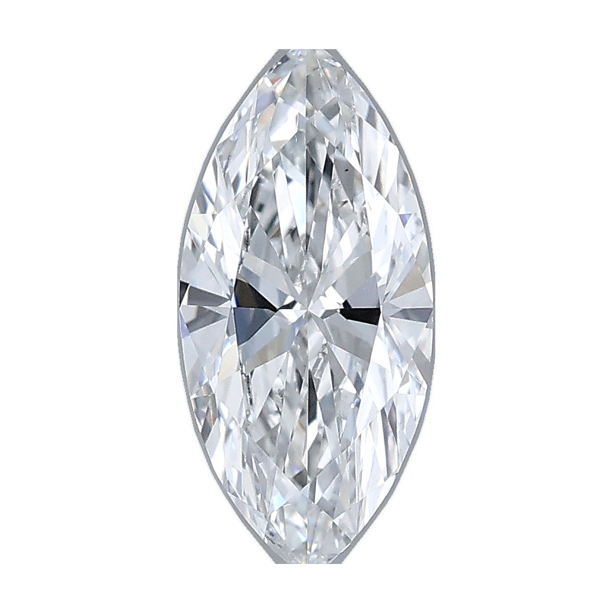 1.05 ct marquise lab-grown diamond, E color, VS1 clarity, IGI certified, still from its 360° video