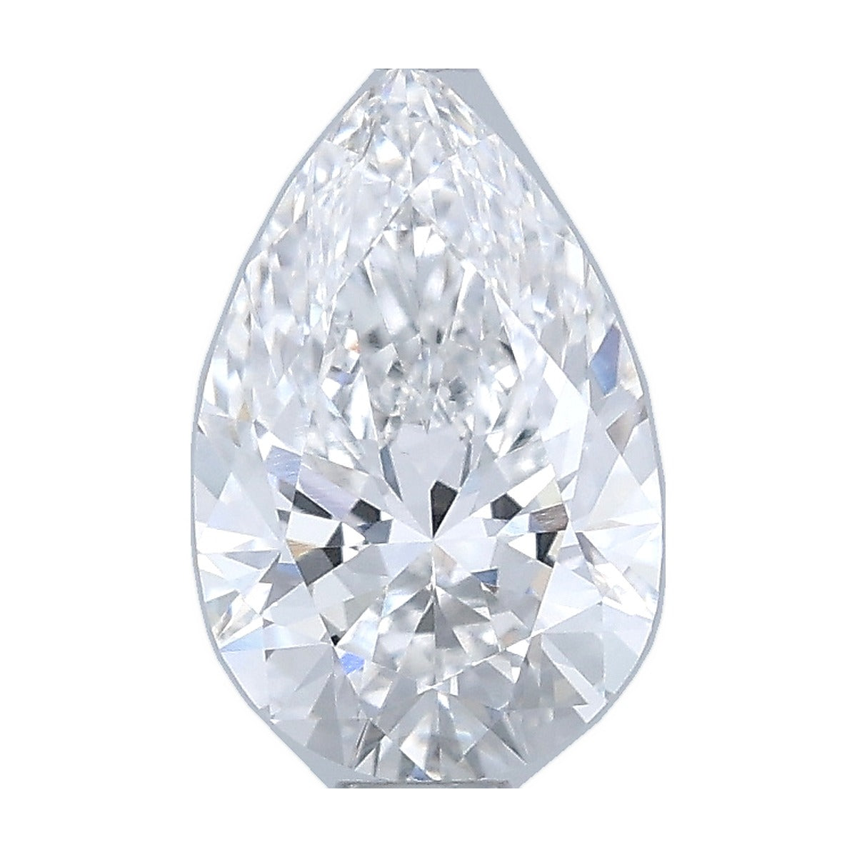 1.05 ct pear lab-grown diamond, E color, VVS2 clarity, IGI certified, still from its 360° video