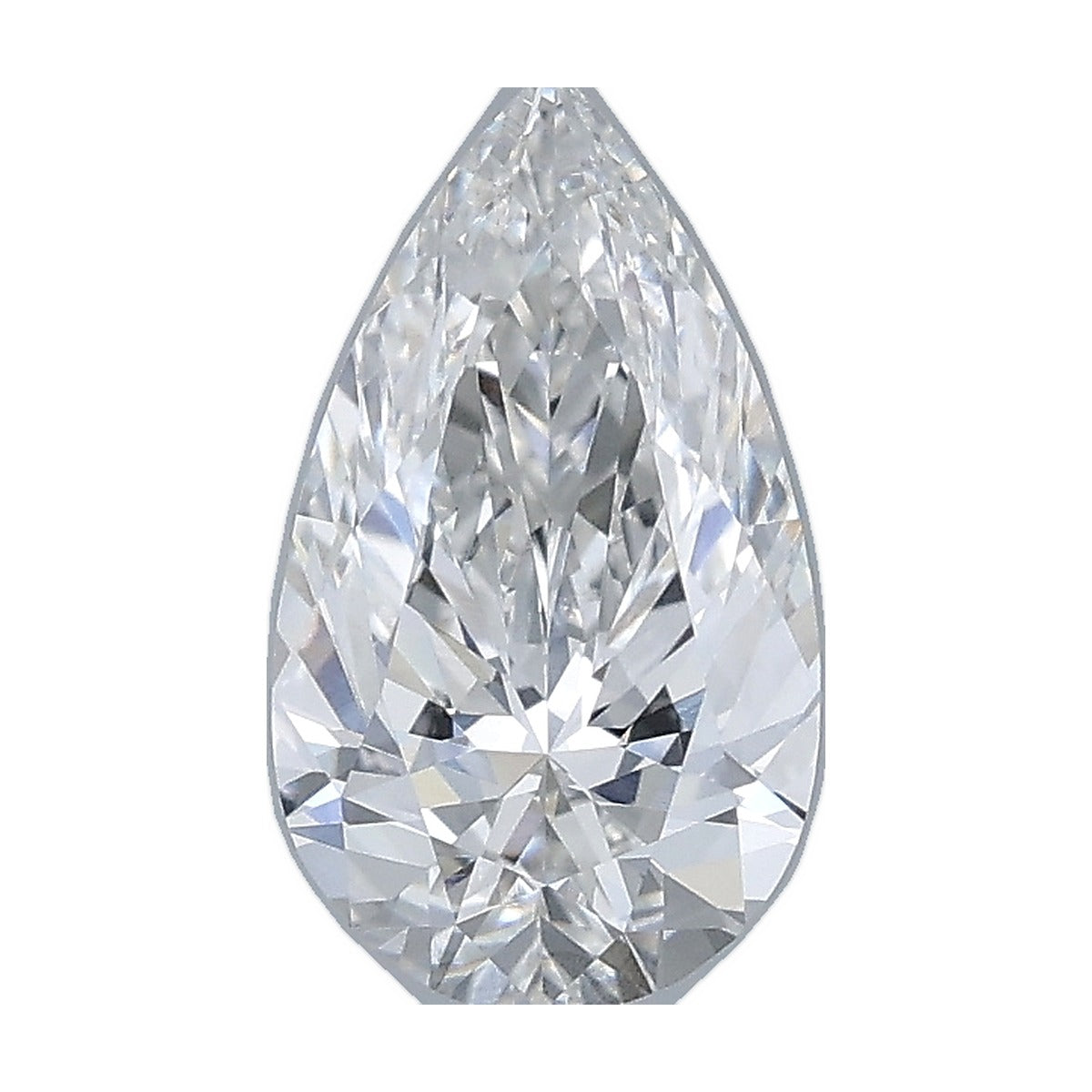 1.05 ct pear lab-grown diamond, F color, VVS2 clarity, IGI certified, still from its 360° video