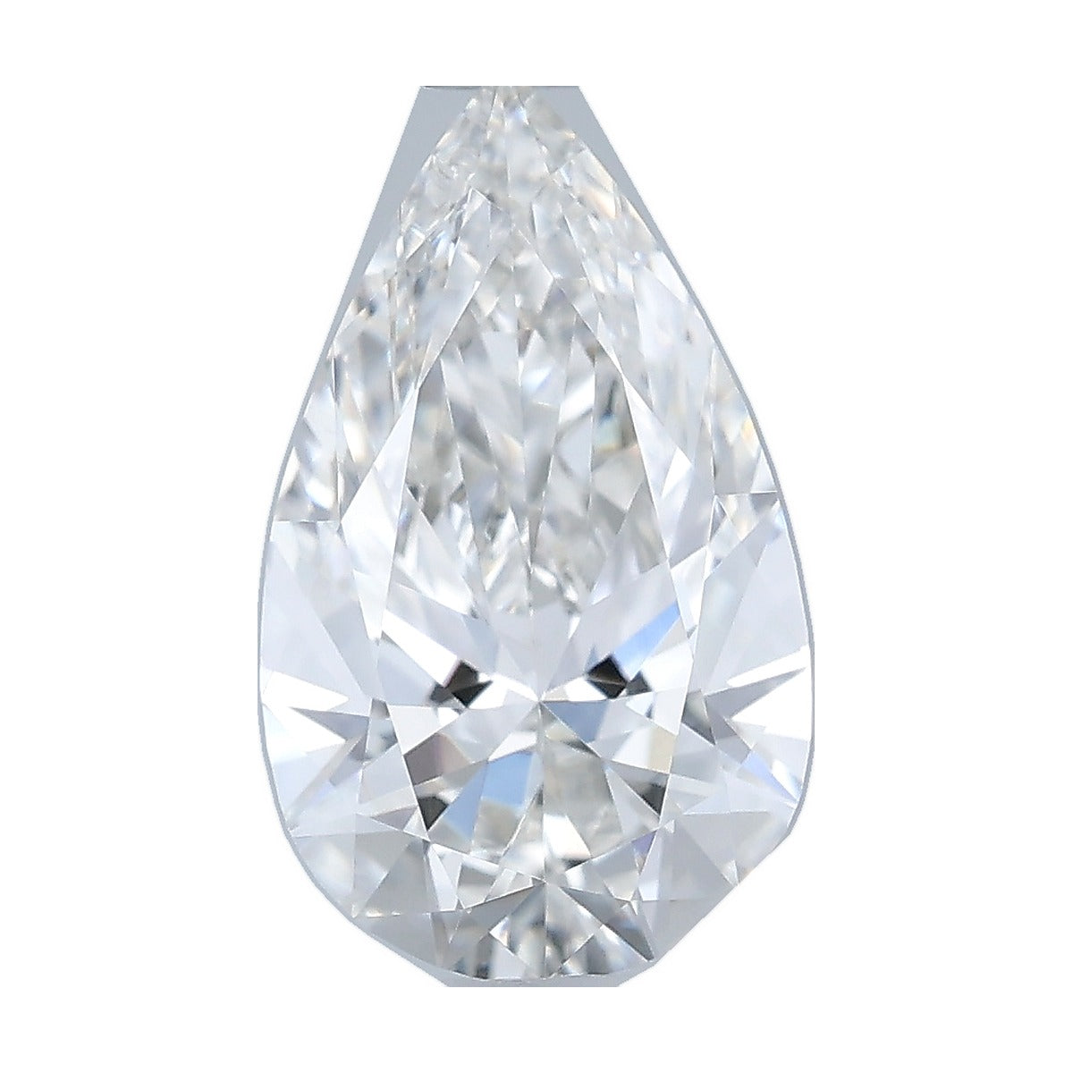 1.05 ct pear lab-grown diamond, G color, VVS2 clarity, IGI certified, still from its 360° video