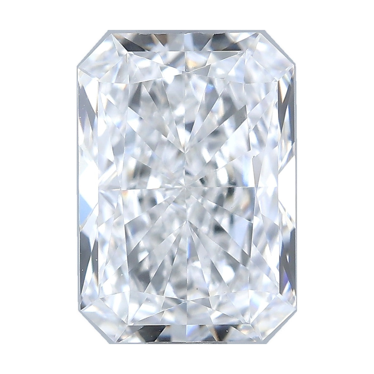 1.05 ct radiant lab-grown diamond, D color, VS1 clarity, IGI certified, still from its 360° video