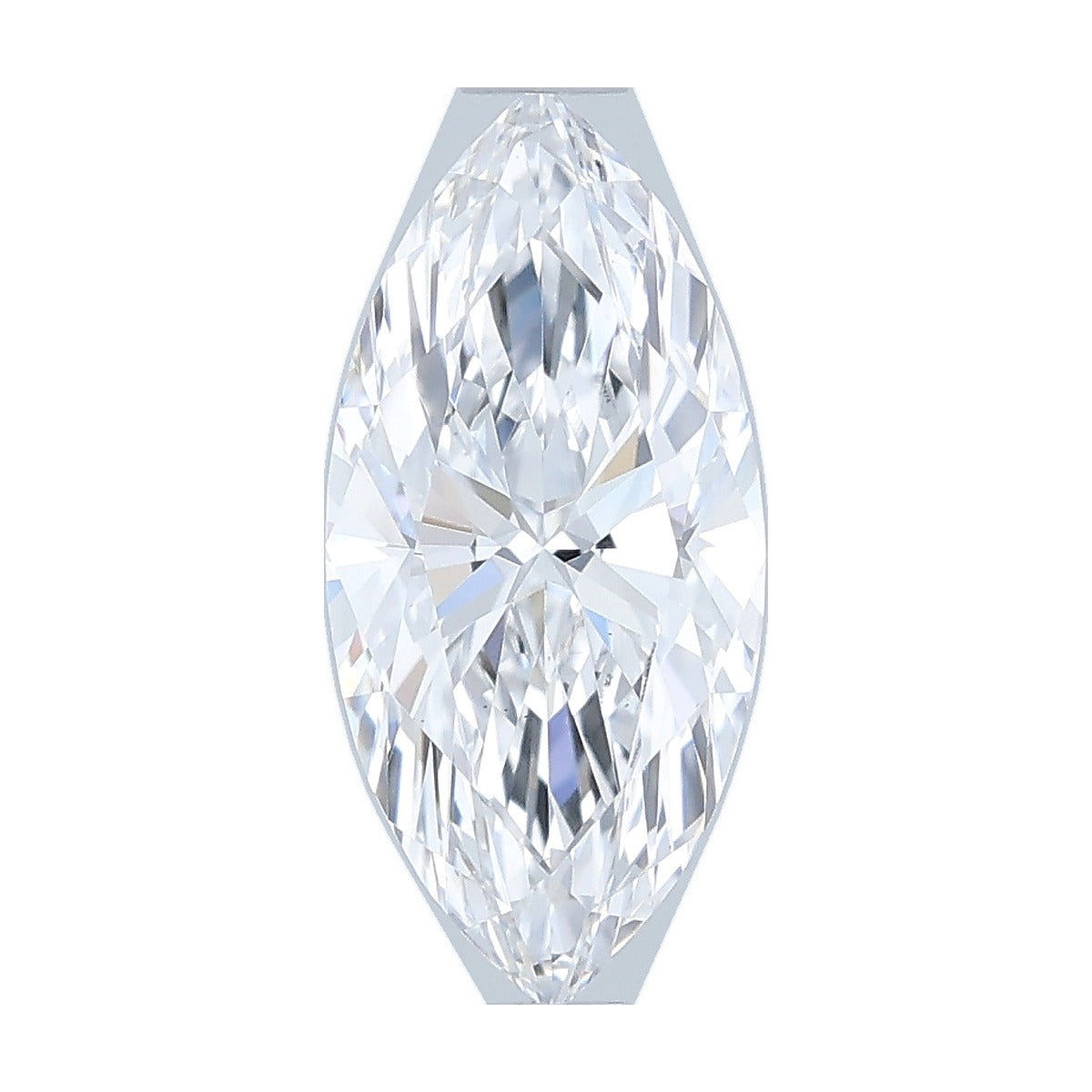 1.06 ct marquise lab-grown diamond, D color, VS1 clarity, IGI certified, still from its 360° video