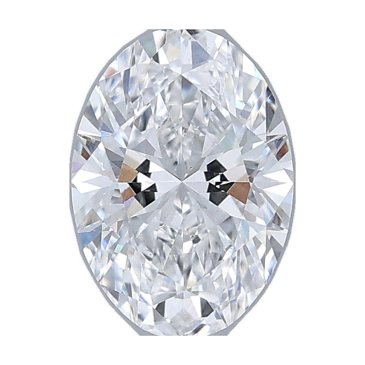 1.06 ct oval lab-grown diamond, D color, VS1 clarity, IGI certified, still from its 360° video