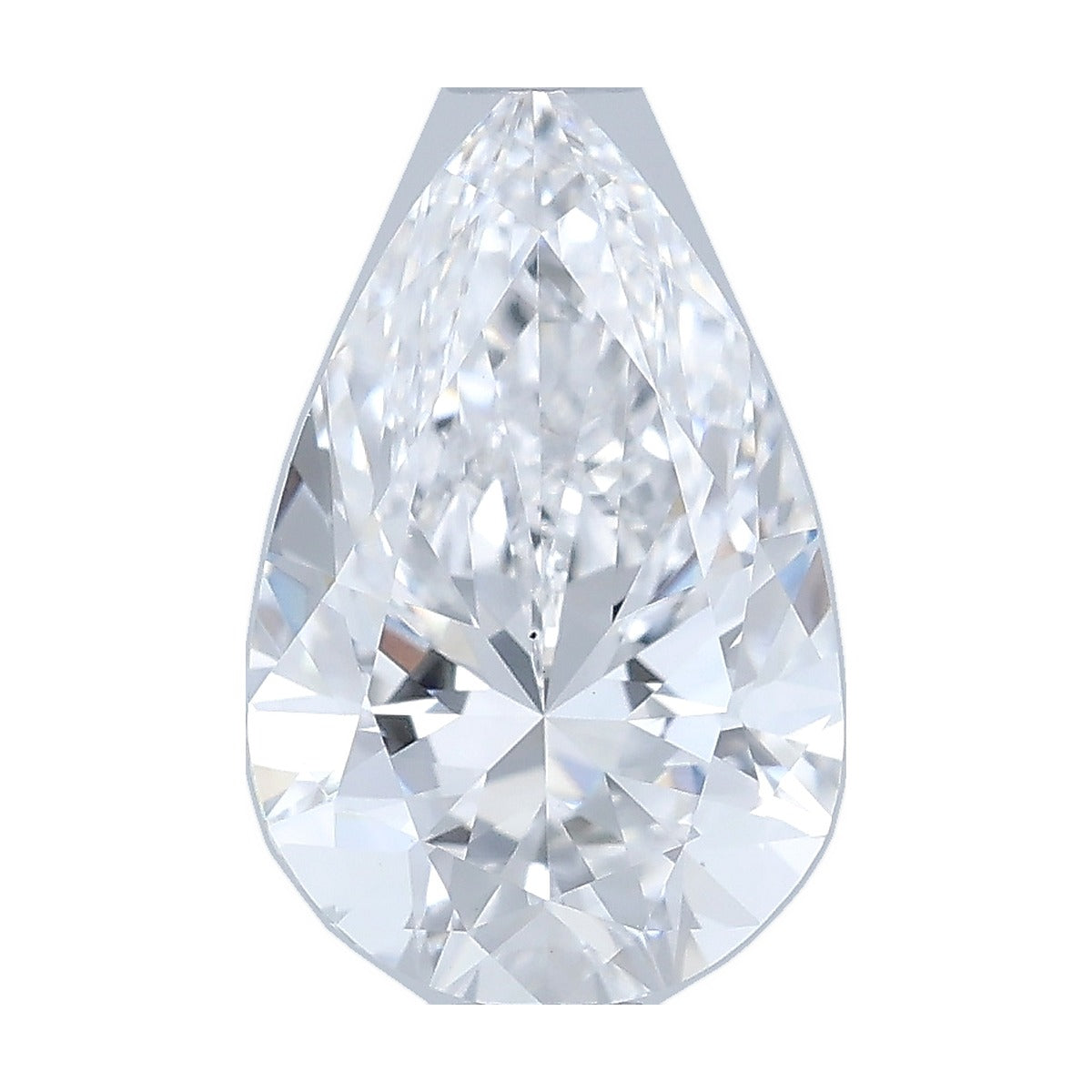 1.06 ct pear lab-grown diamond, D color, VS1 clarity, IGI certified, still from its 360° video