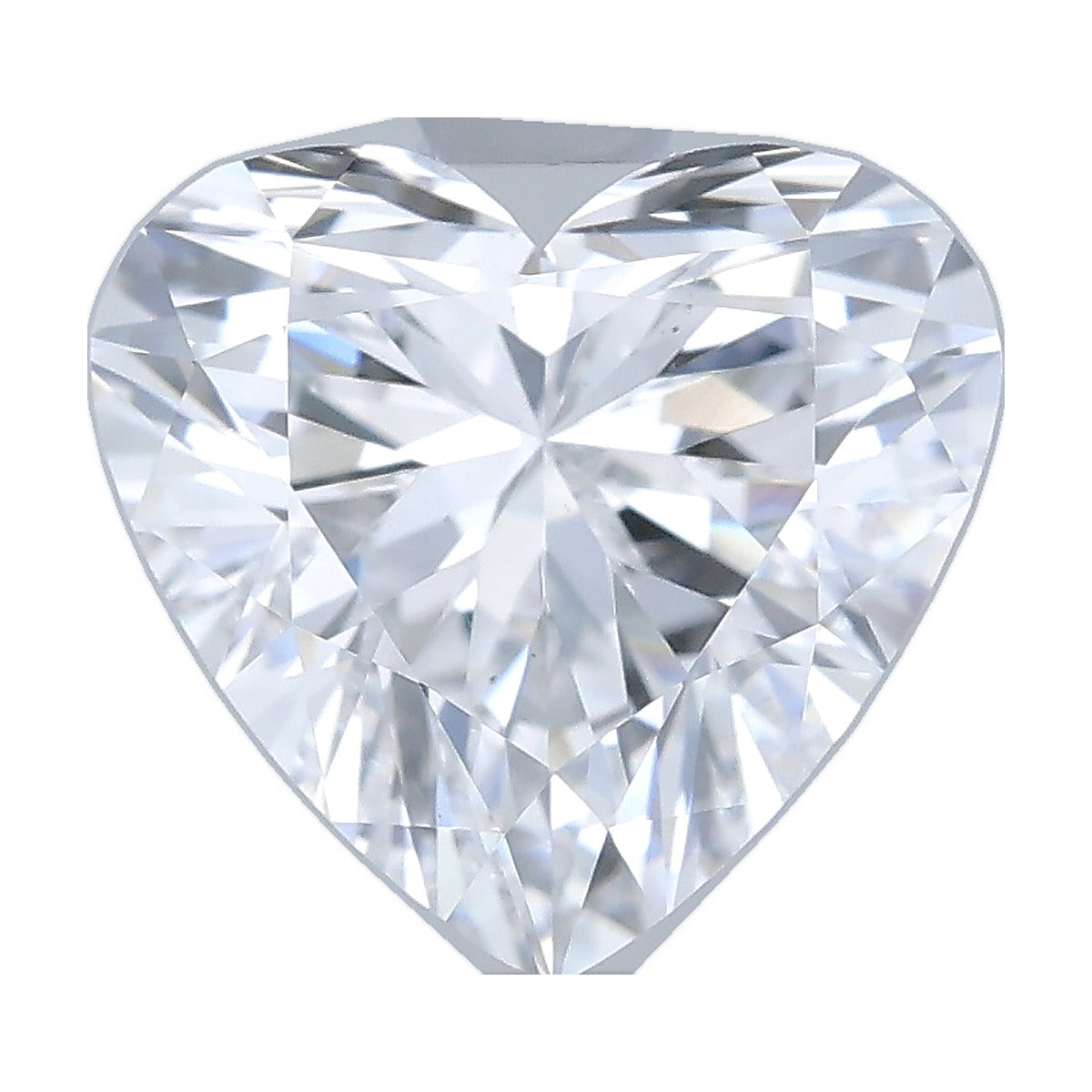 1.07 ct heart lab-grown diamond, D color, VS1 clarity, IGI certified, still from its 360° video