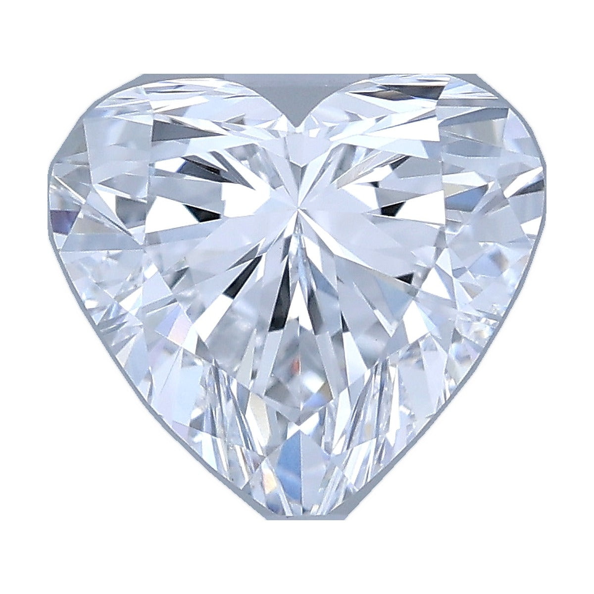 1.07 ct heart lab-grown diamond, D color, VVS2 clarity, IGI certified, still from its 360° video