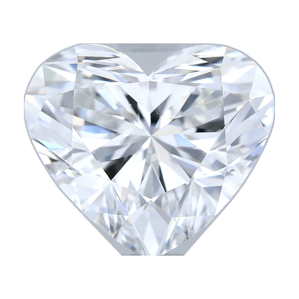 1.07 ct heart lab-grown diamond, E color, VVS2 clarity, IGI certified, still from its 360° video