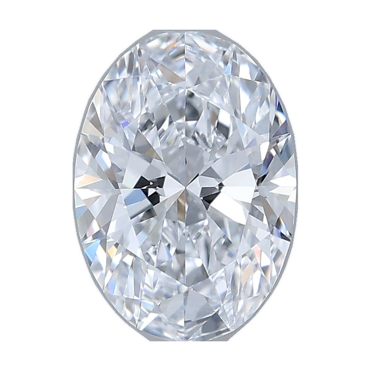 1.08 ct oval lab-grown diamond, E color, VVS1 clarity, IGI certified, still from its 360° video