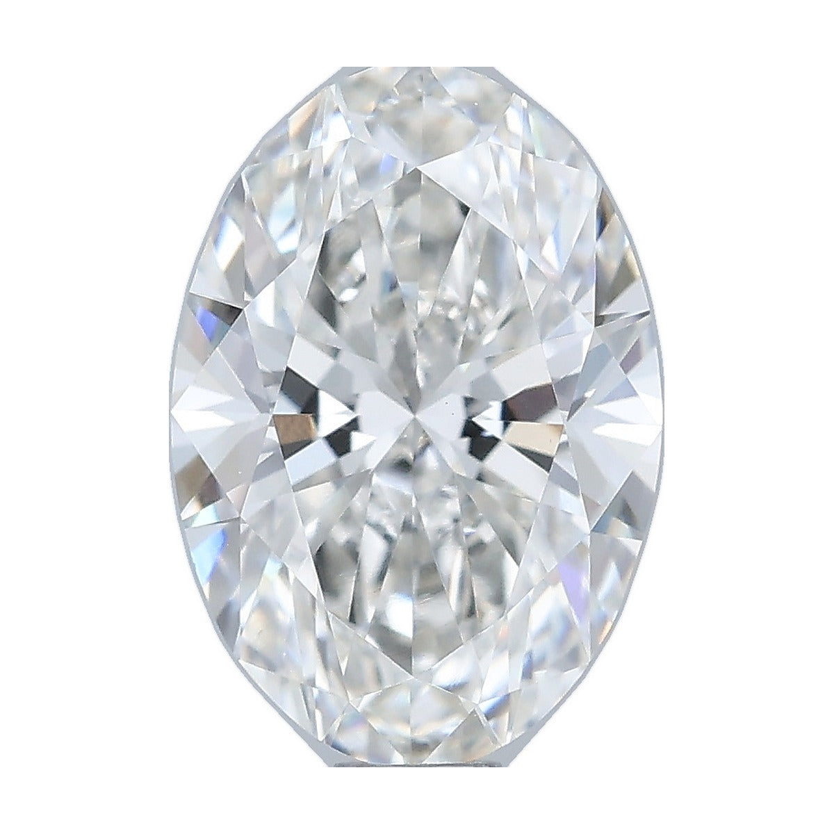 1.08 ct oval lab-grown diamond, F color, VVS2 clarity, IGI certified, still from its 360° video