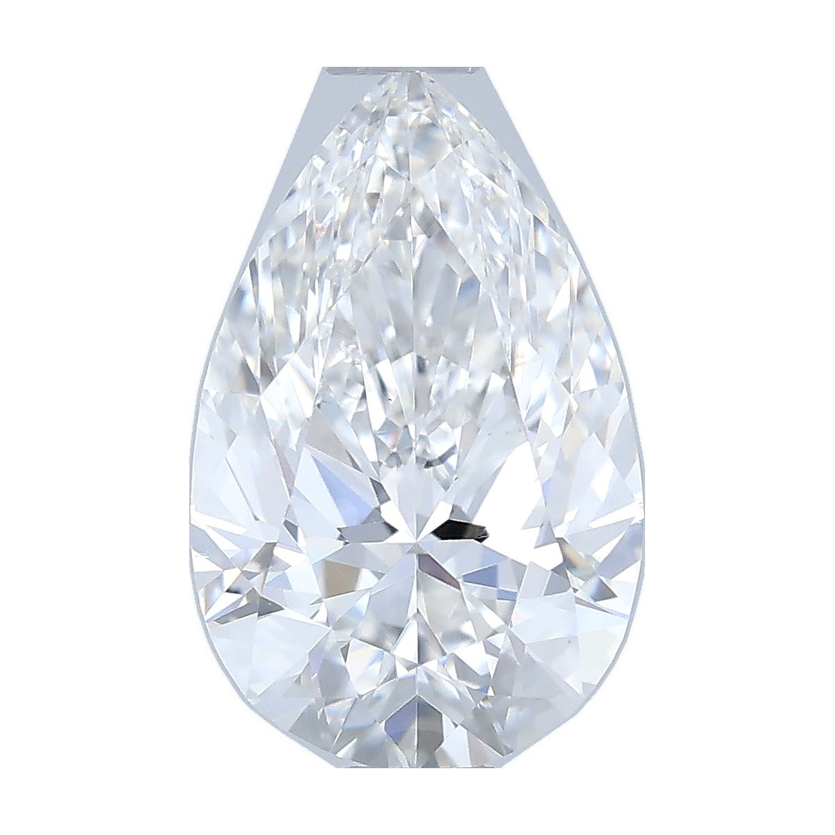 1.08 ct pear lab-grown diamond, E color, VS1 clarity, IGI certified, still from its 360° video