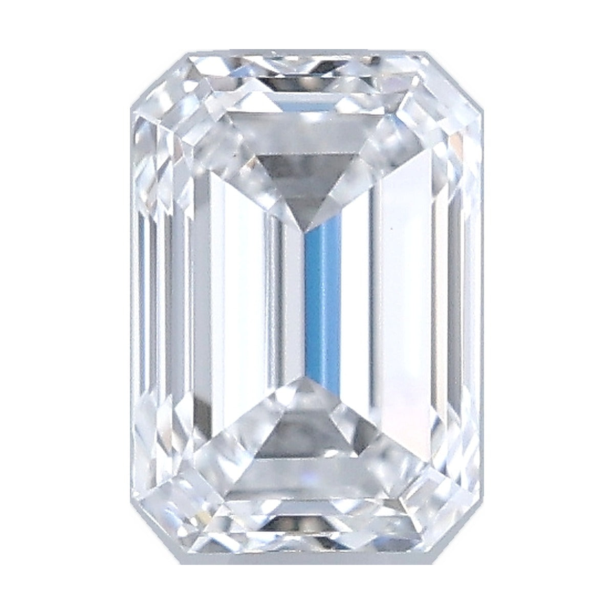 1.09 ct emerald lab-grown diamond, D color, VS1 clarity, IGI certified, still from its 360° video