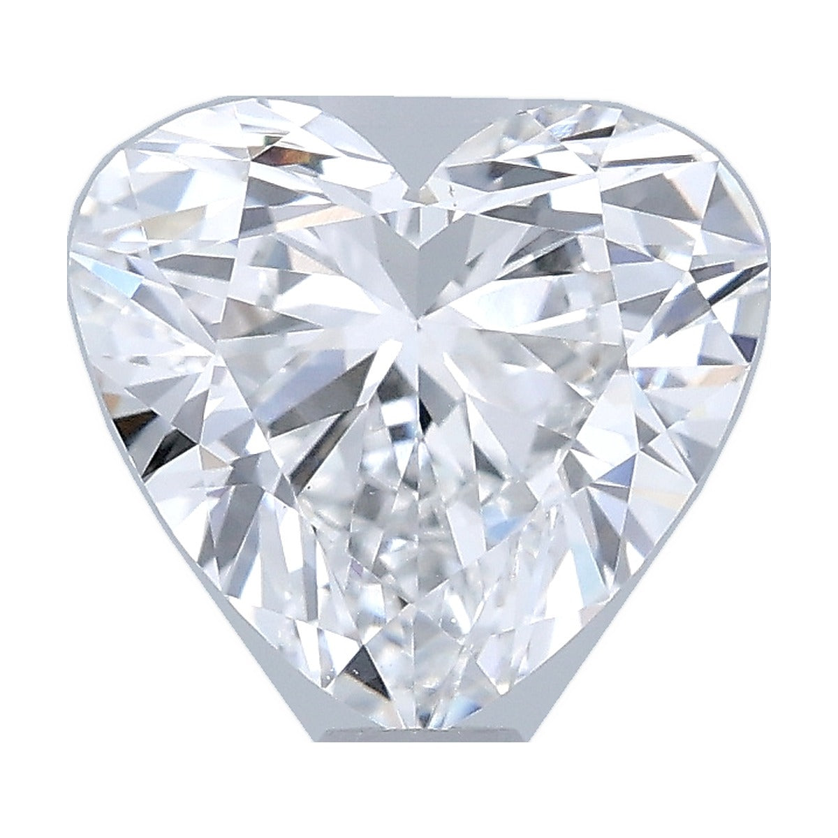 1.09 ct heart lab-grown diamond, D color, VVS2 clarity, IGI certified, still from its 360° video