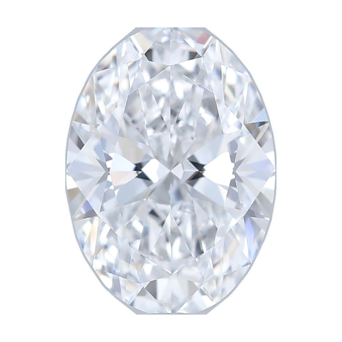 1.09 ct oval lab-grown diamond, D color, VS1 clarity, IGI certified, still from its 360° video