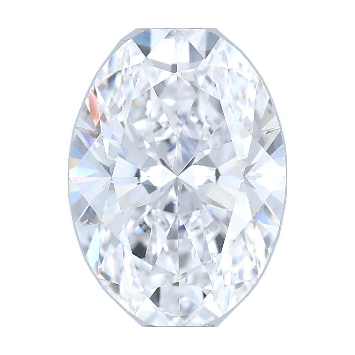 1.09 ct oval lab-grown diamond, D color, VVS2 clarity, IGI certified, still from its 360° video