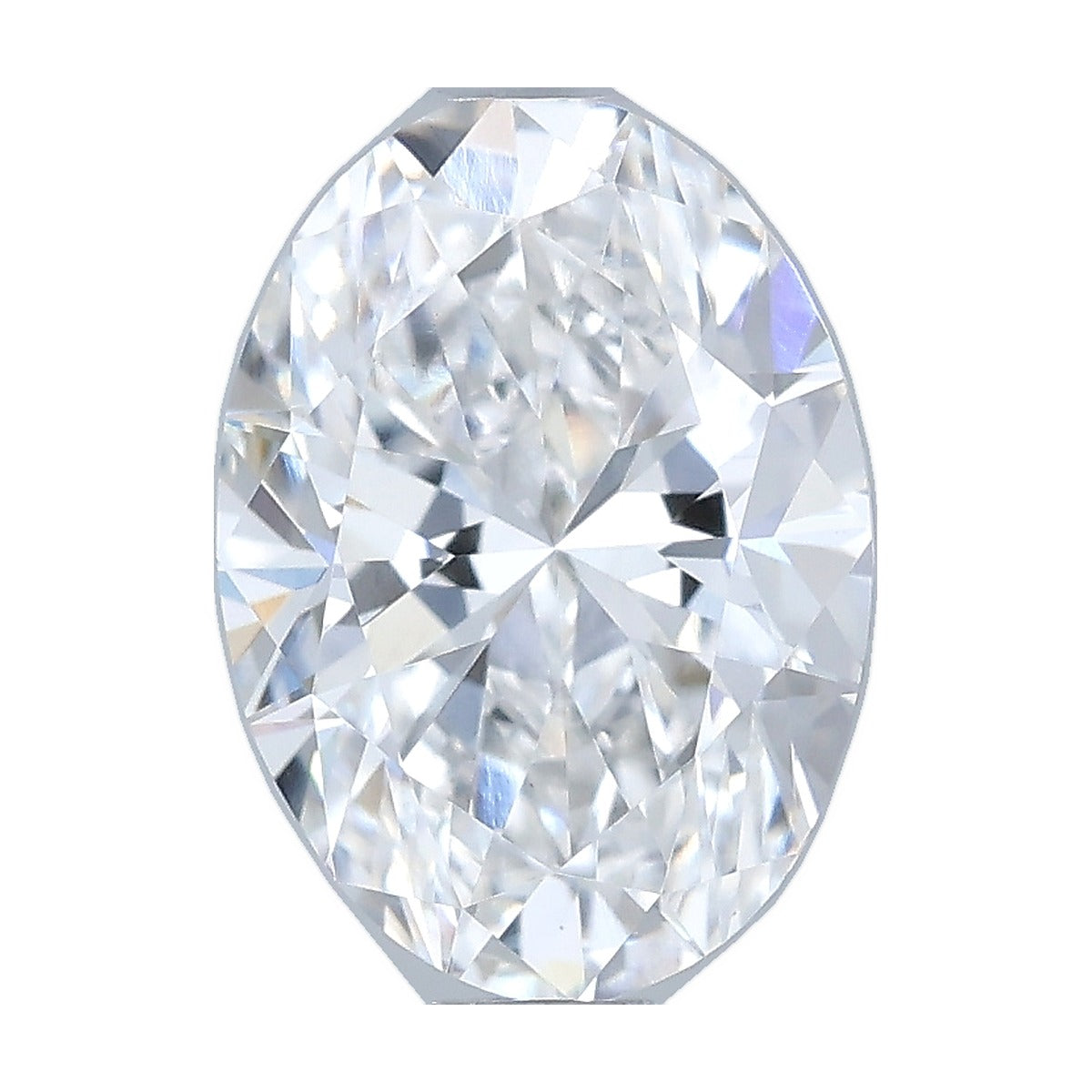 1.09 ct oval lab-grown diamond, D color, VVS2 clarity, IGI certified, still from its 360° video